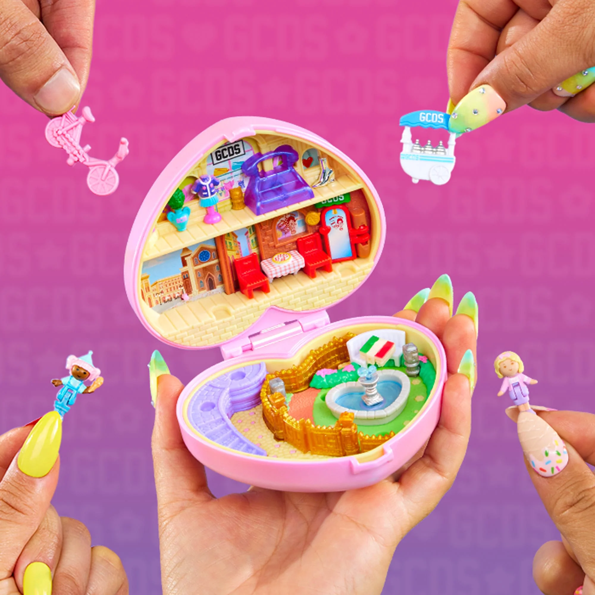 Mattel Creations Polly Pocket x GCDS Compact