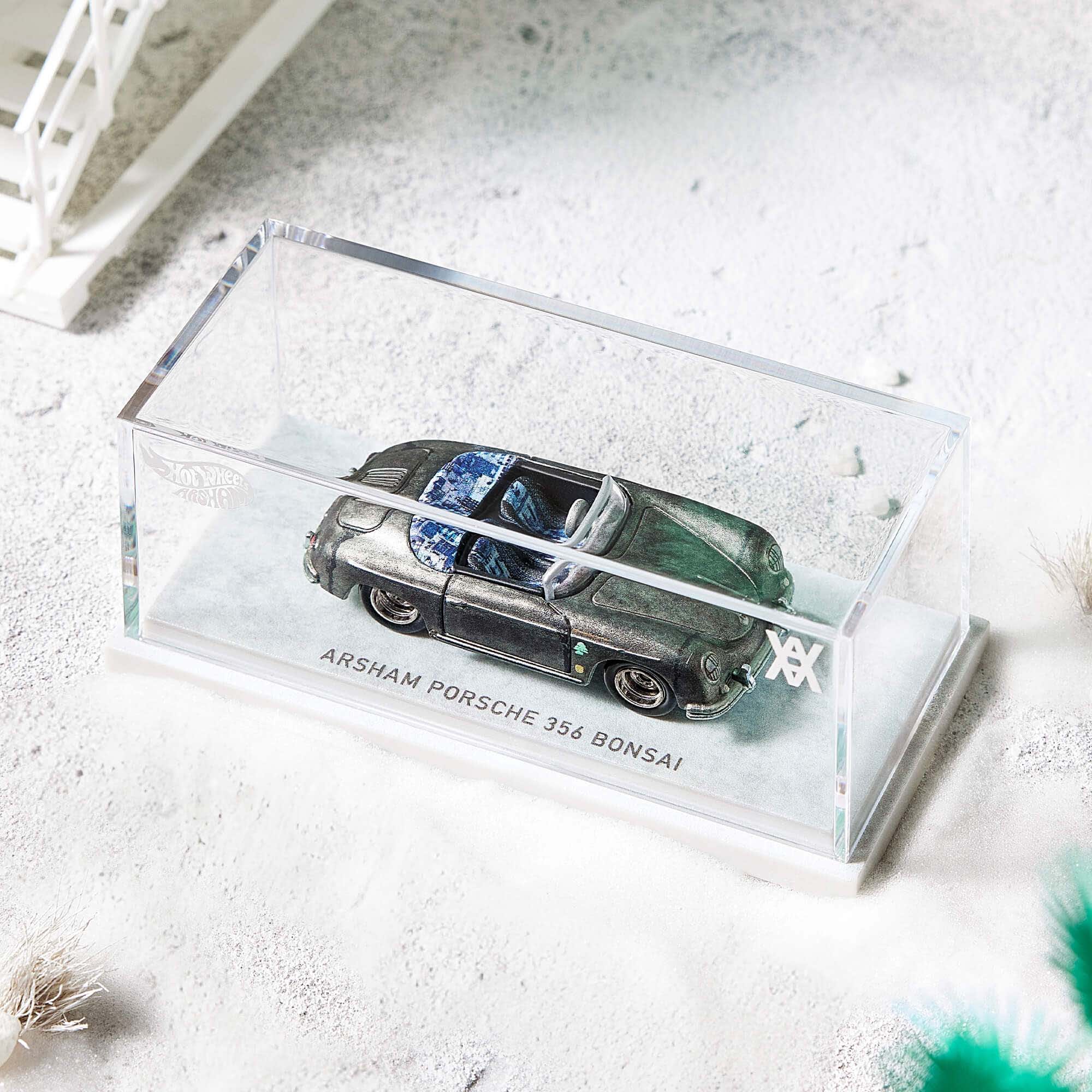 Mattel Creations Hot Wheels x Daniel Arsham Complete Car and Rally Case Set