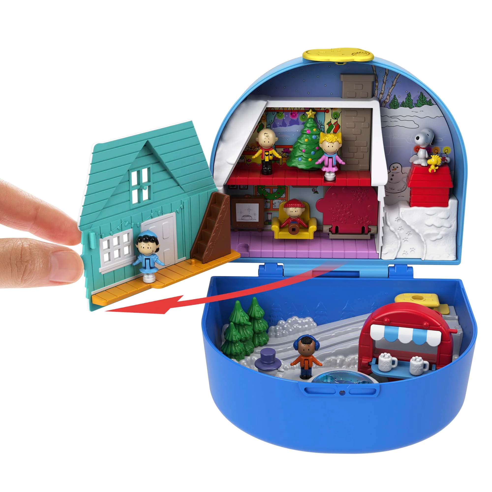 Mattel Creations Polly Pocket Collector Peanuts Compact