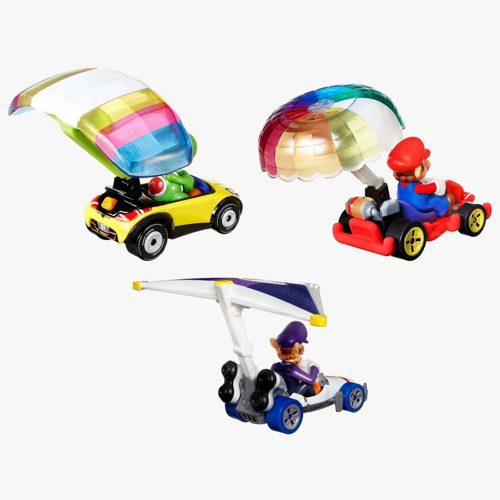Mattel Creations Hot Wheels Mario Kart Character Cars 3-Pack