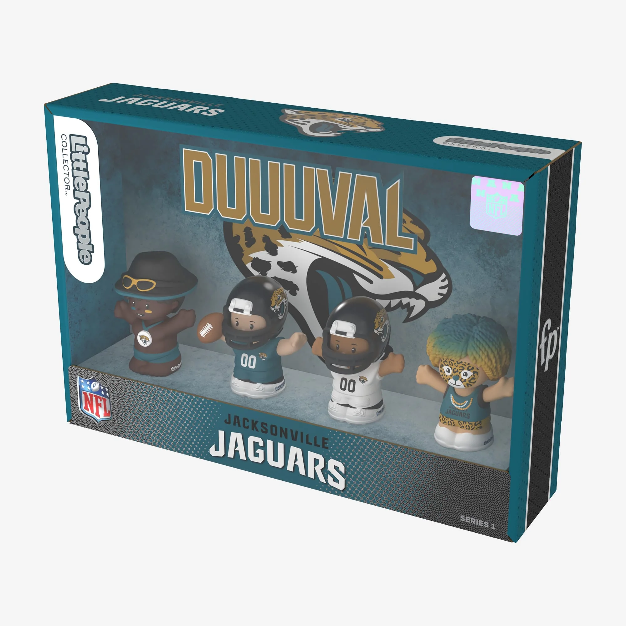 Mattel Creations Little People Collector x NFL Jacksonville Jaguars Set