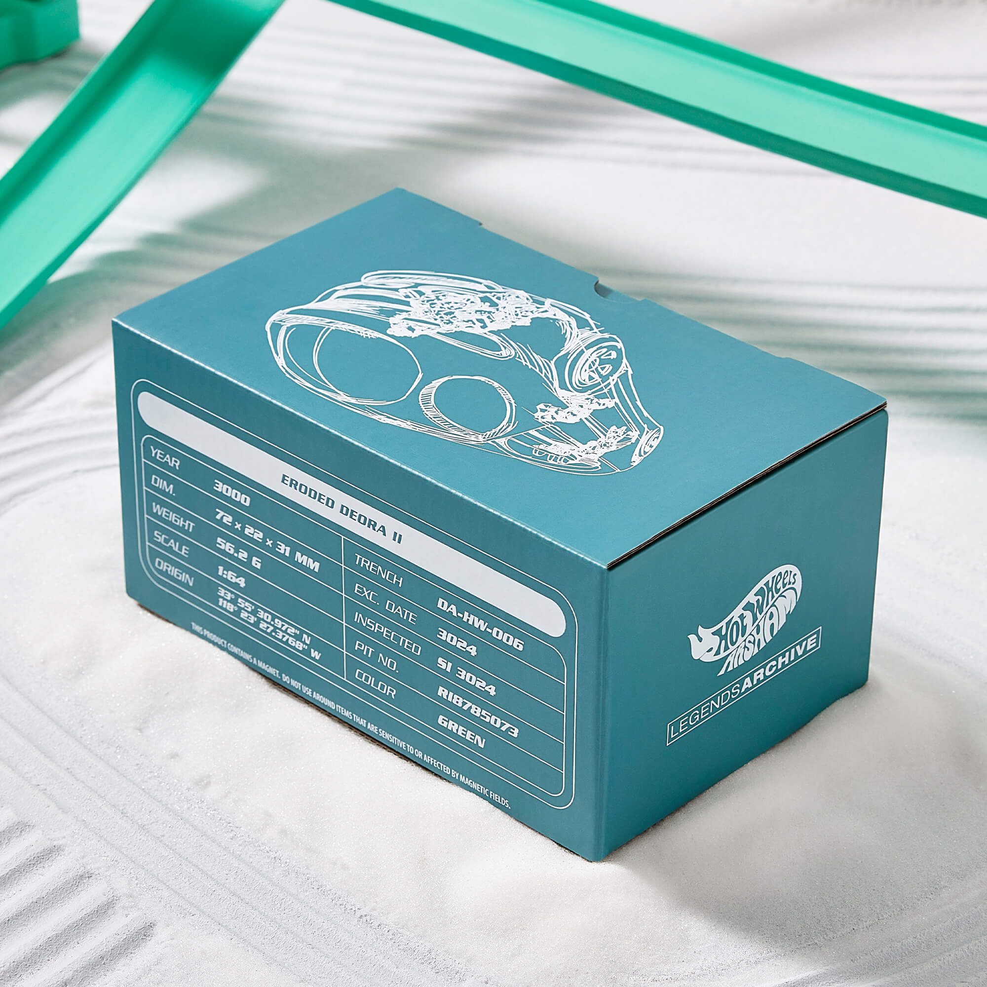 Mattel Creations Hot Wheels x Daniel Arsham Eroded Deora II