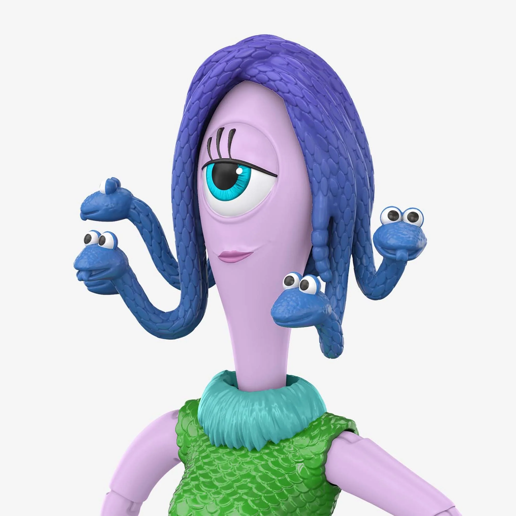 Mattel Creations Pixar Featured Favorites Celia & Mike Monsters Inc Figures