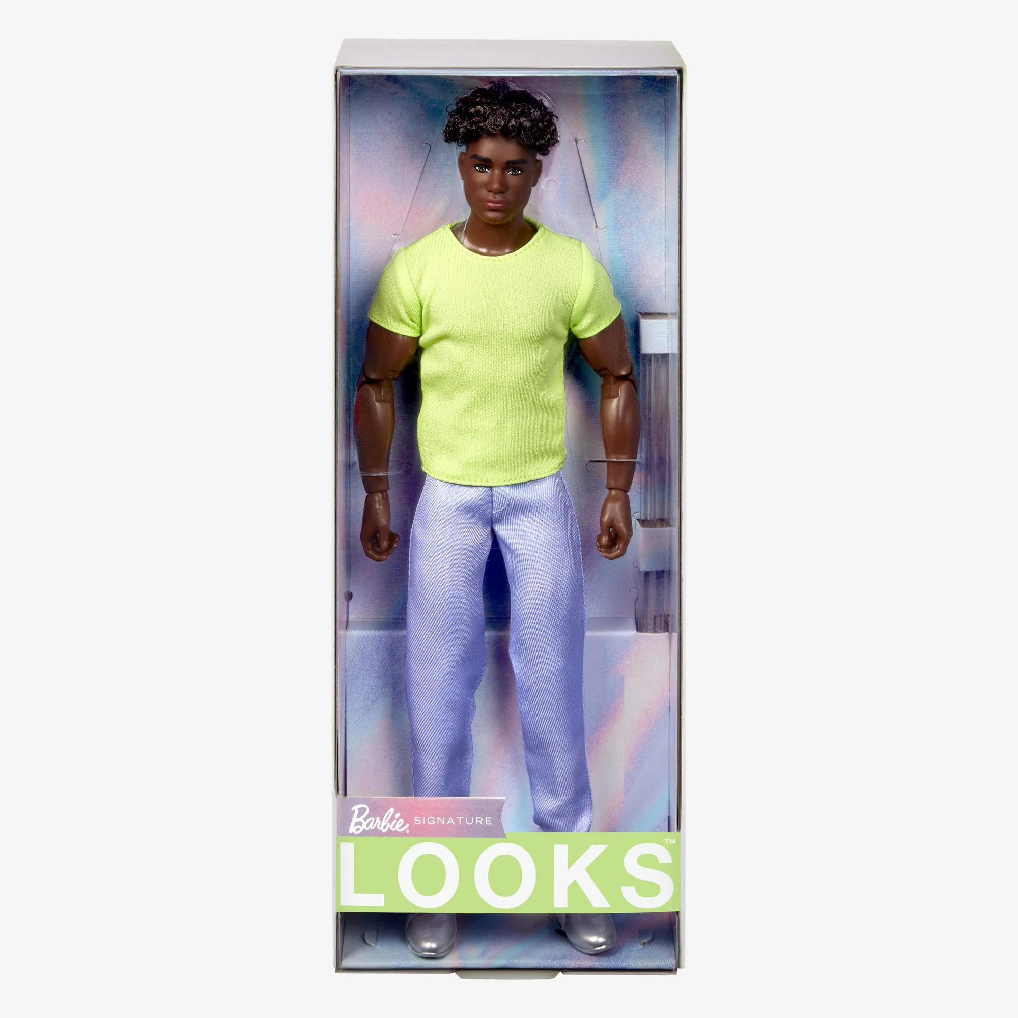 Mattel Creations Barbie Looks Doll #25 (Buff Body Ken, Short Black Hair)