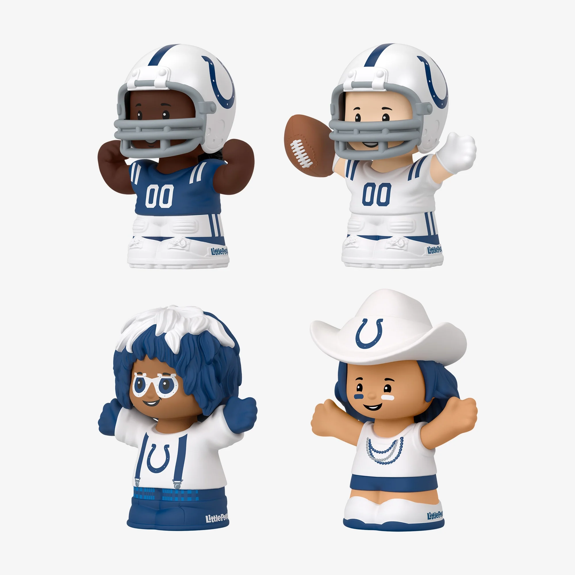 Mattel Creations Little People Collector x NFL Indianapolis Colts Set