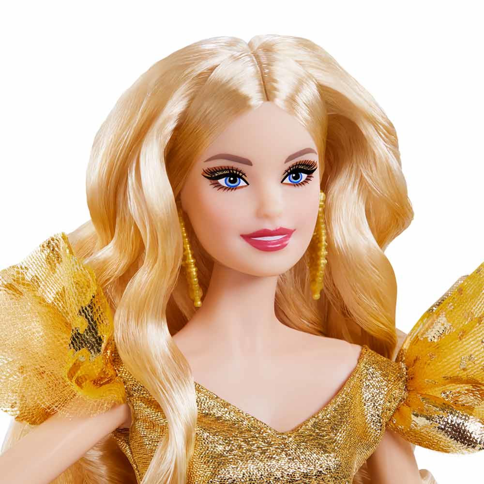 Mattel Creations 2020 Holiday Barbie Doll, Blonde Long Hair