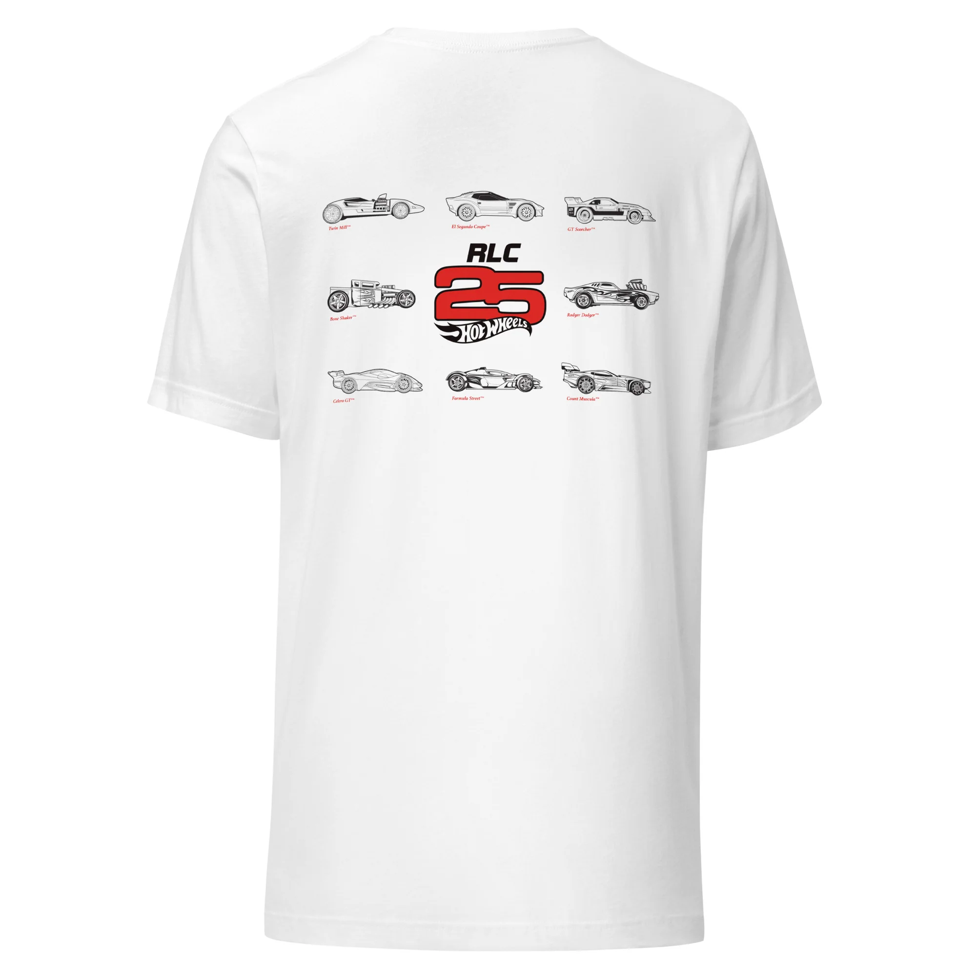 Mattel Creations Hot Wheels 2025 RLC Membership White T-Shirt