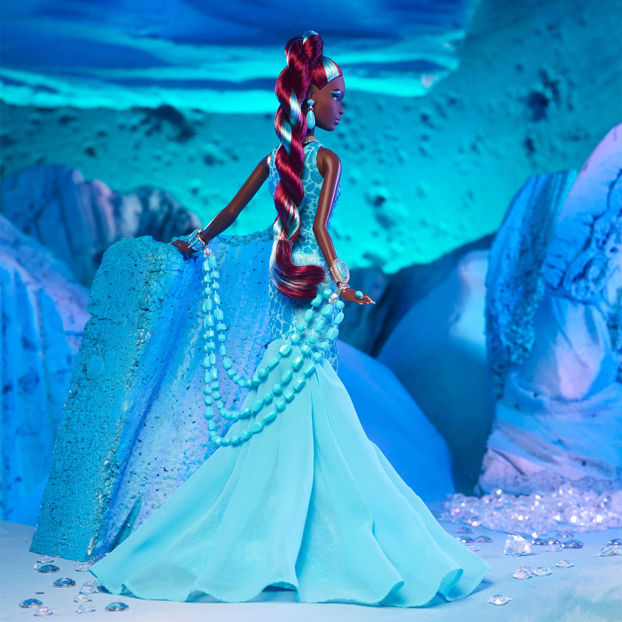 Mattel Creations Barbie Fantasy Collection Turquoise Doll