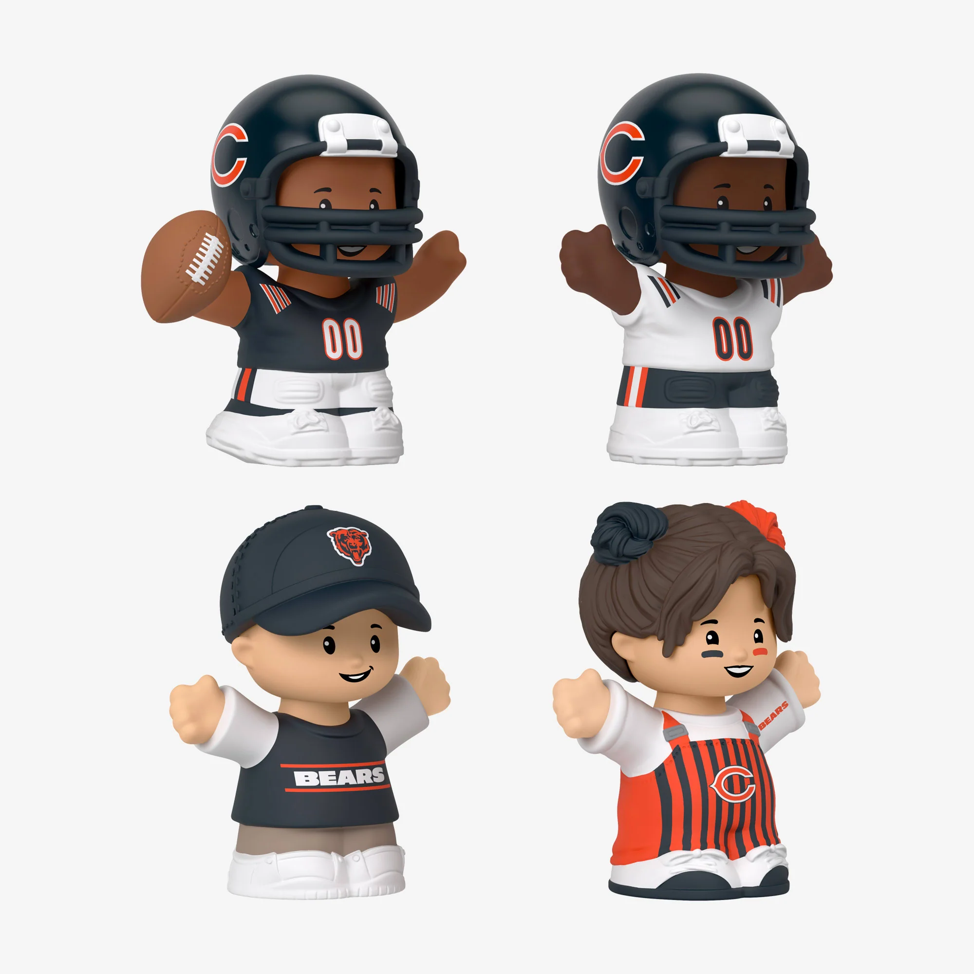 Mattel Creations Little People Collector x NFL Chicago Bears Set