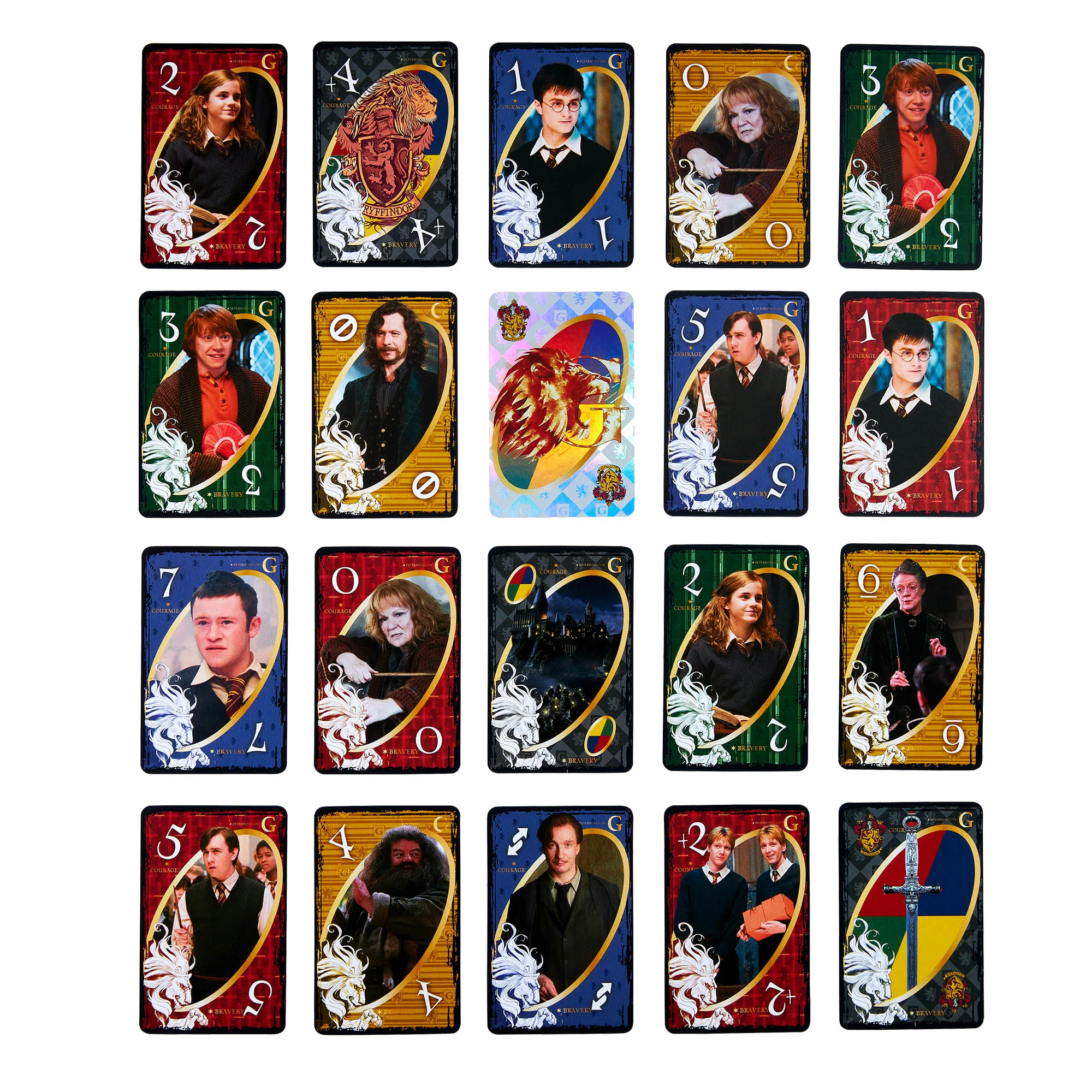 Mattel Creations UNO Fandom Harry Potter Gryffindor Game Deck