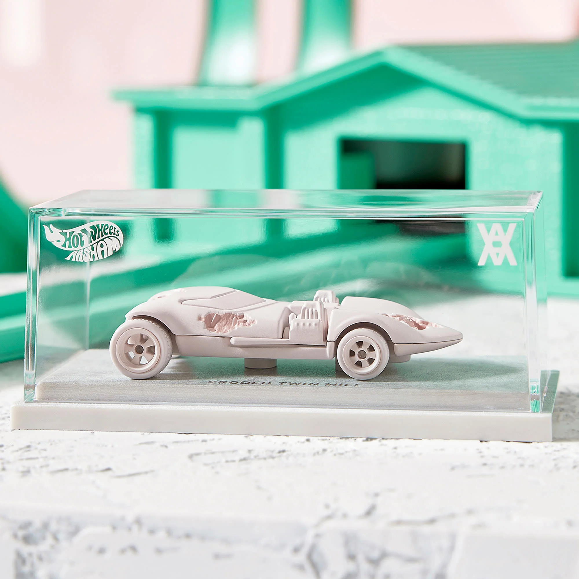 Mattel Creations Hot Wheels x Daniel Arsham Complete Car and Rally Case Set