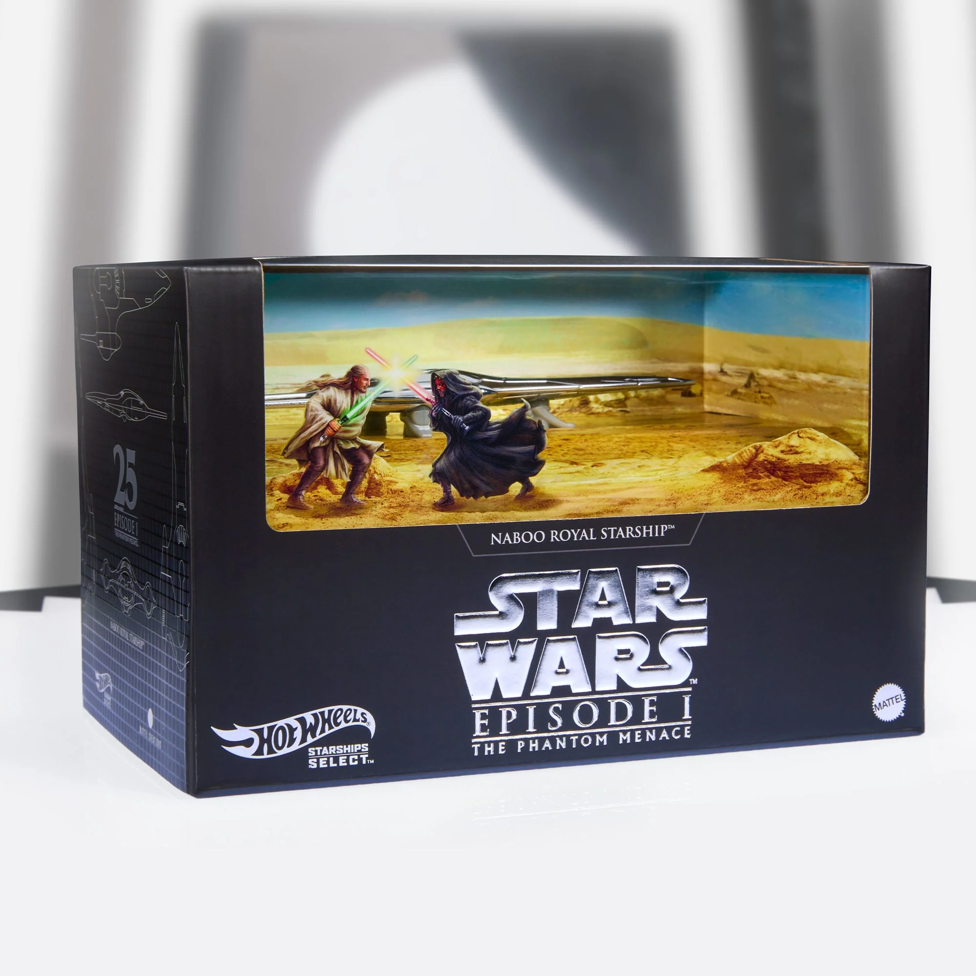 Mattel Creations Hot Wheels STAR WARS Starships Select Royal Naboo Starship