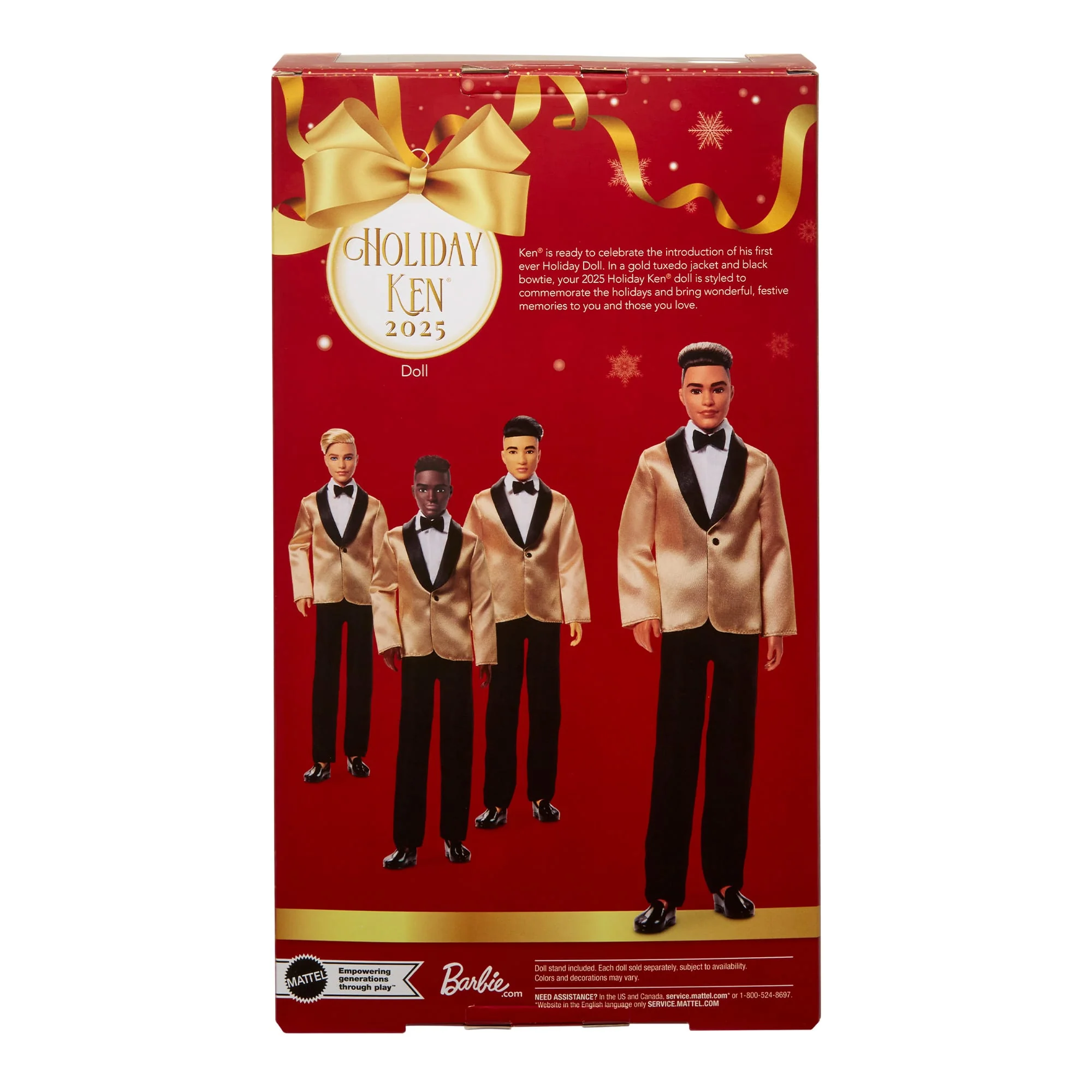 Mattel Creations 2025 Holiday Ken Doll 3