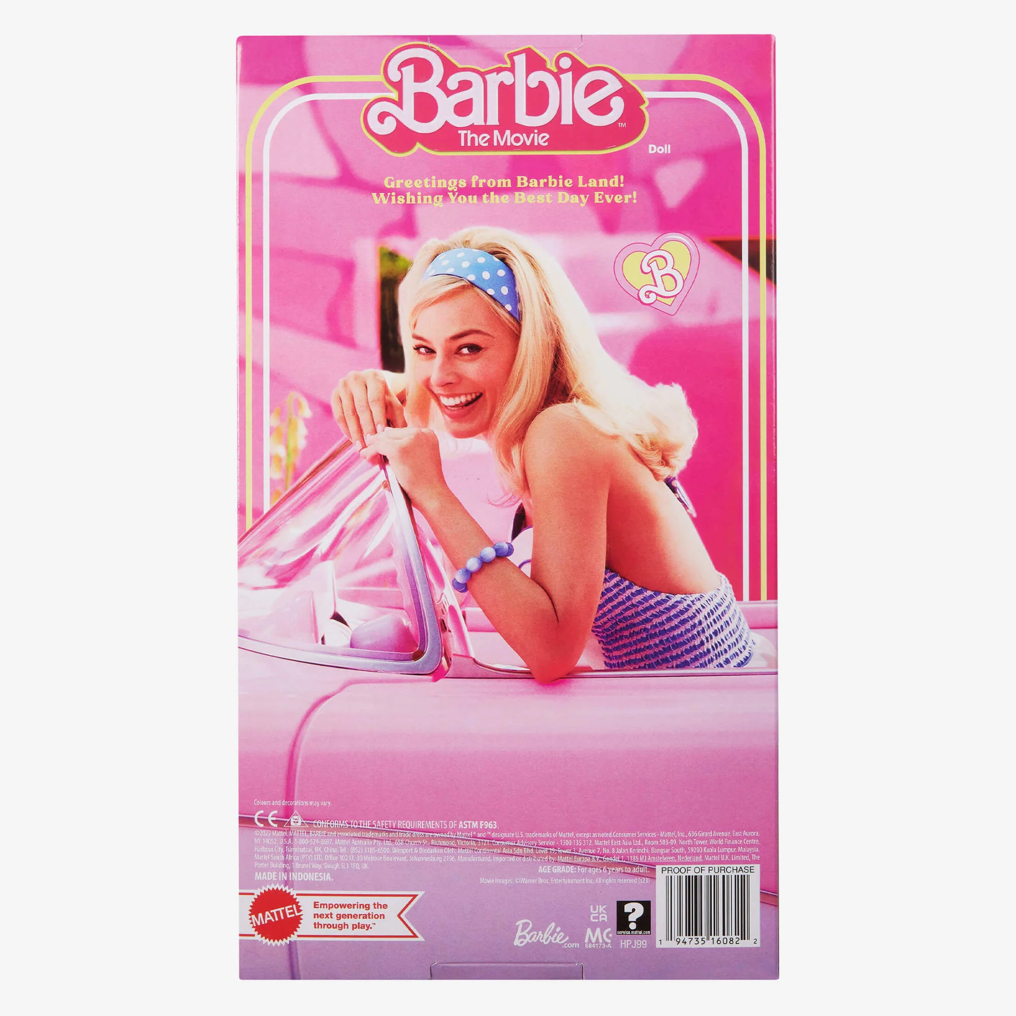 Mattel Creations Barbie in Gold Disco Jumpsuit – Barbie The Movie | Mattel Creations