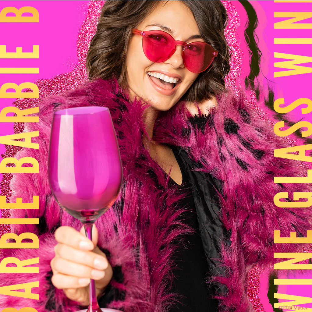 Mattel Creations Barbie™ X Dragon Glassware® Wine Glasses