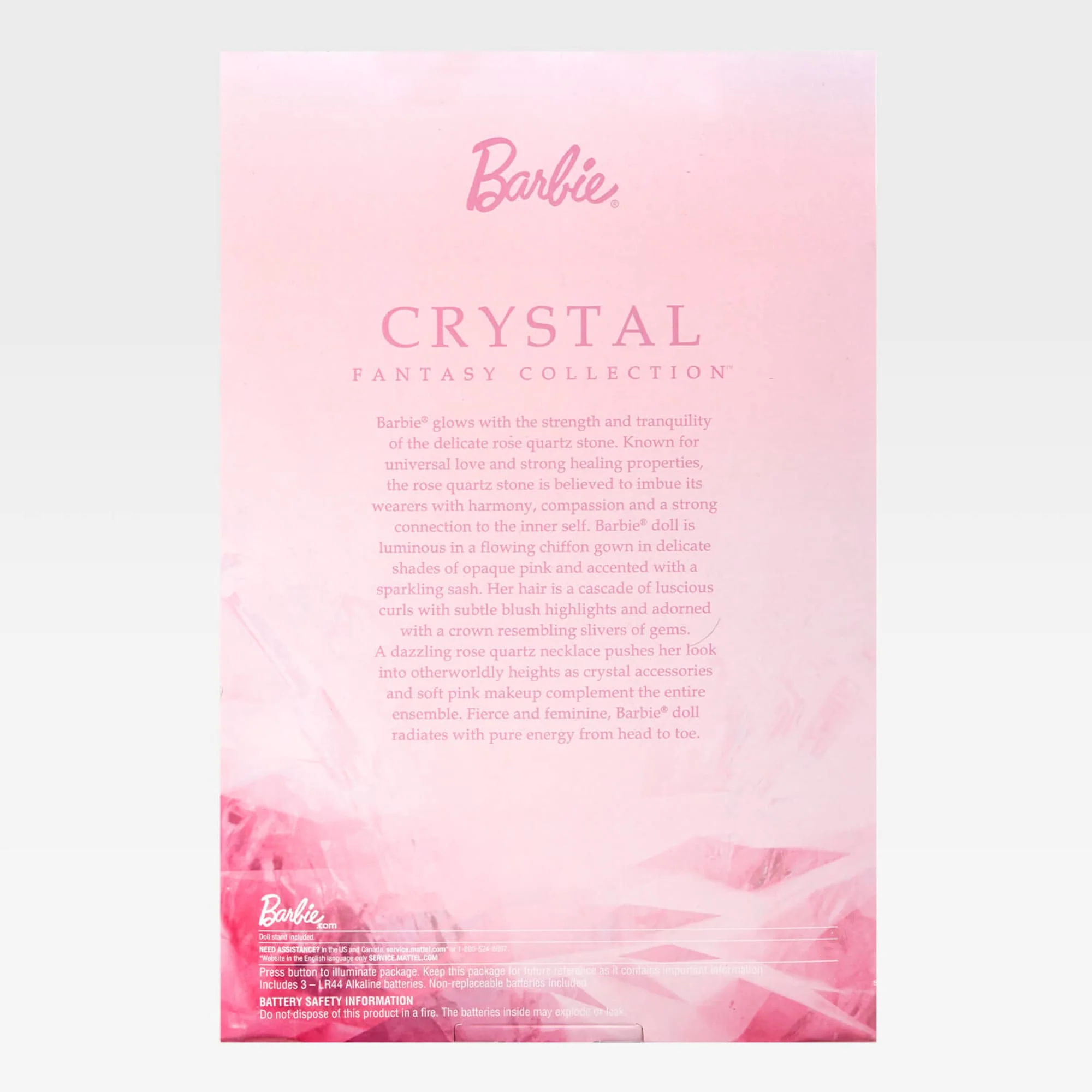 Mattel Creations Barbie Crystal Fantasy Collection Rose Quartz Doll