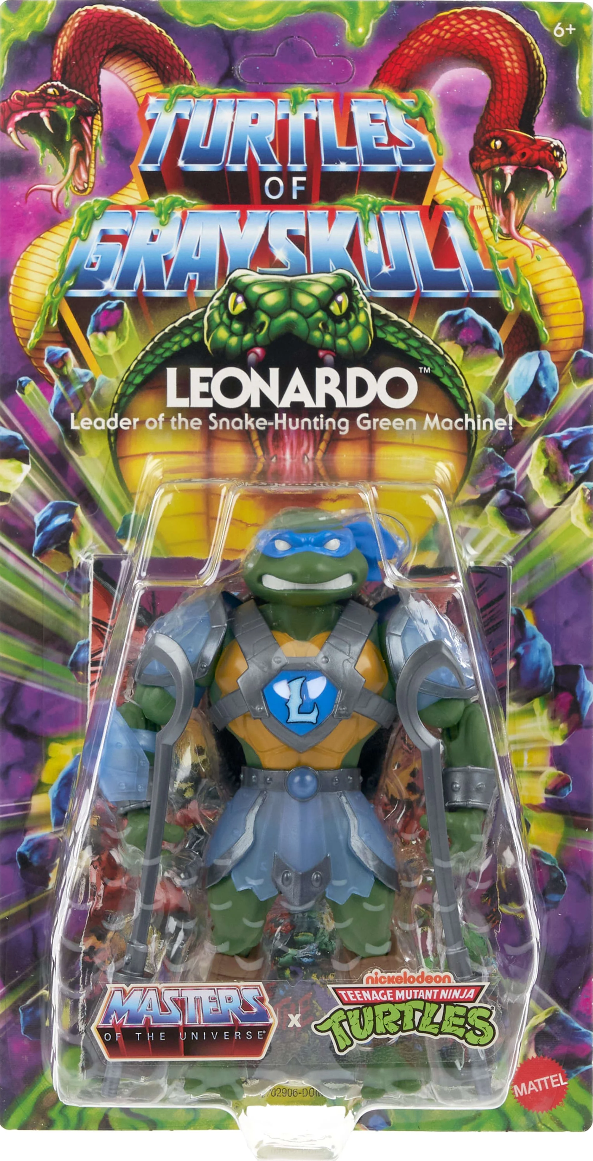 Mattel Creations Turtles of Grayskull Leonardo Action Figure