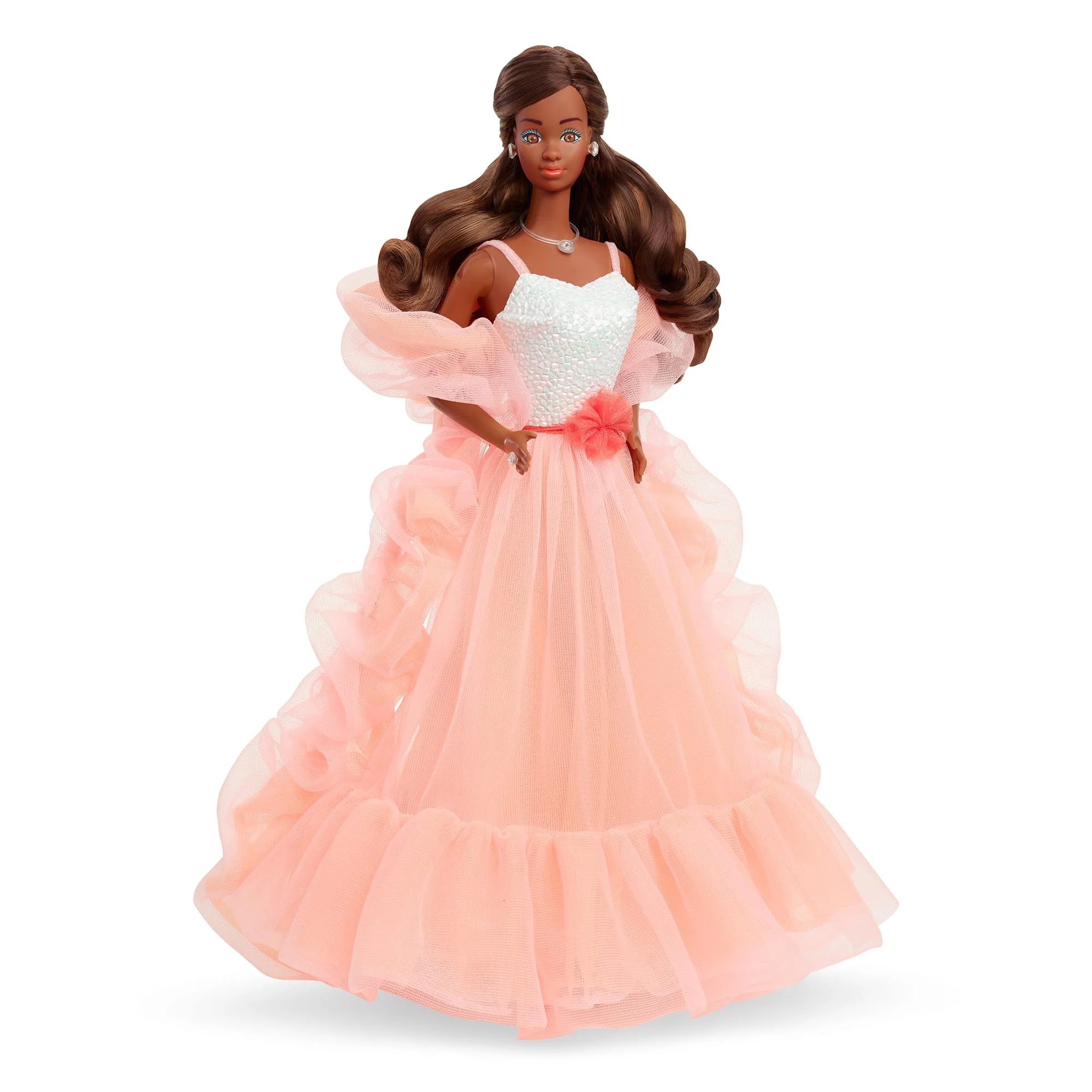 Mattel Creations Peaches 'n Cream Barbie Doll, Brown Hair