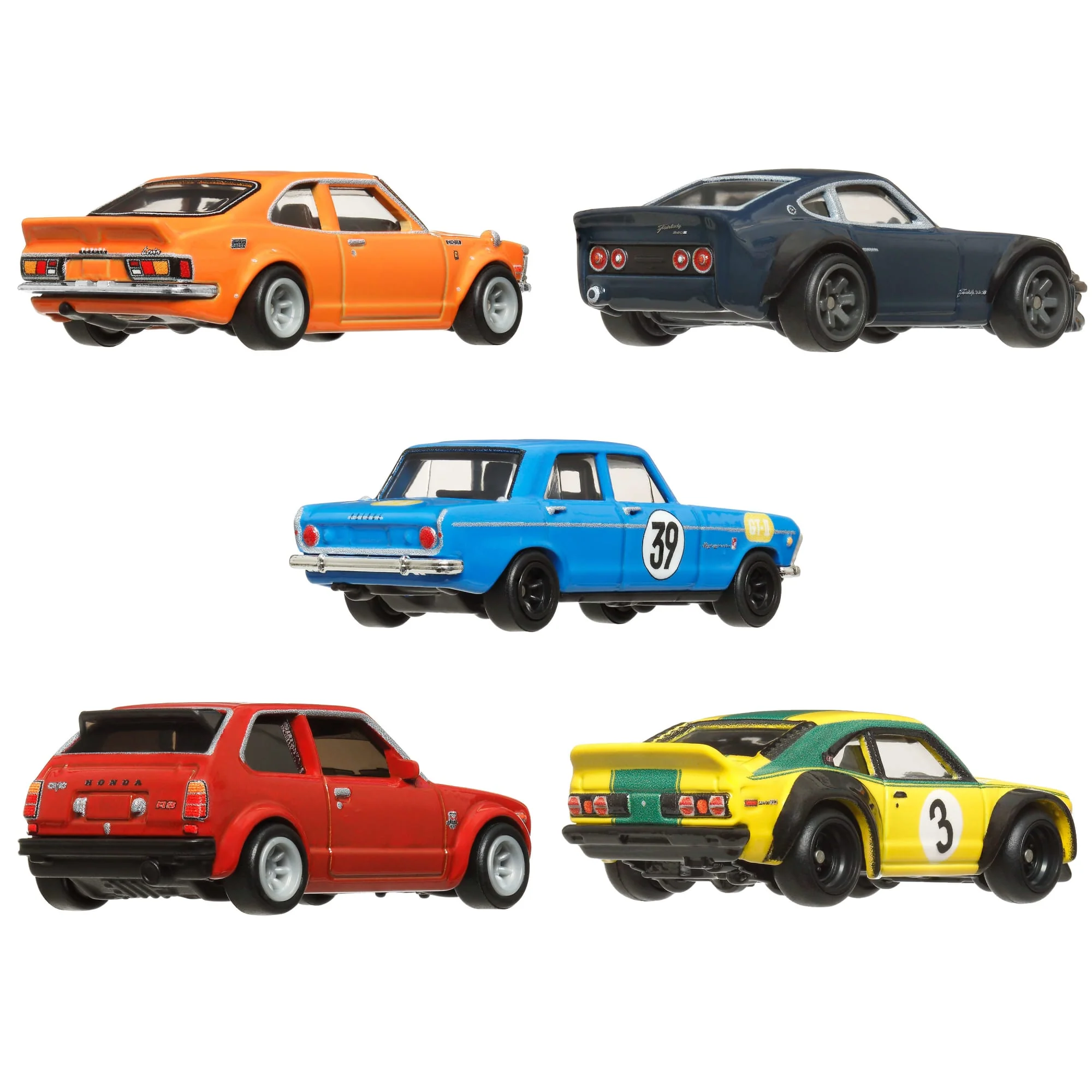 Mattel Creations Hot Wheels Car Culture Japan Historics 4 Container Set