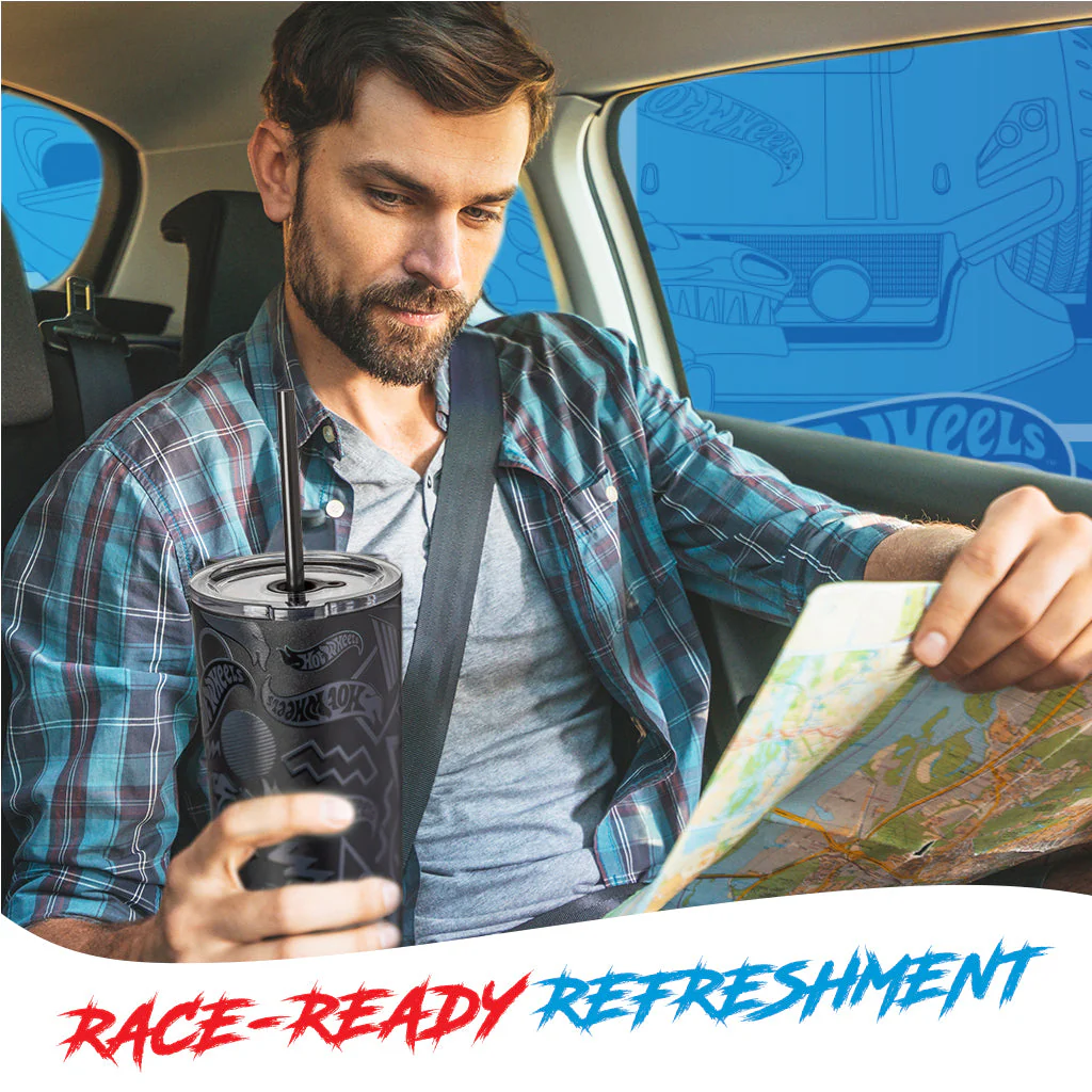 Mattel Creations Hot Wheels™ Finish Line Tumbler - 24 oz