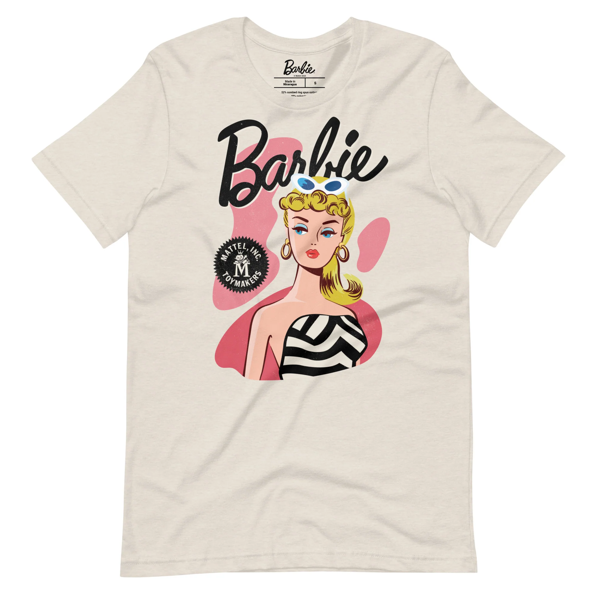 Mattel Creations Vintage Barbie Oatmeal T-Shirt