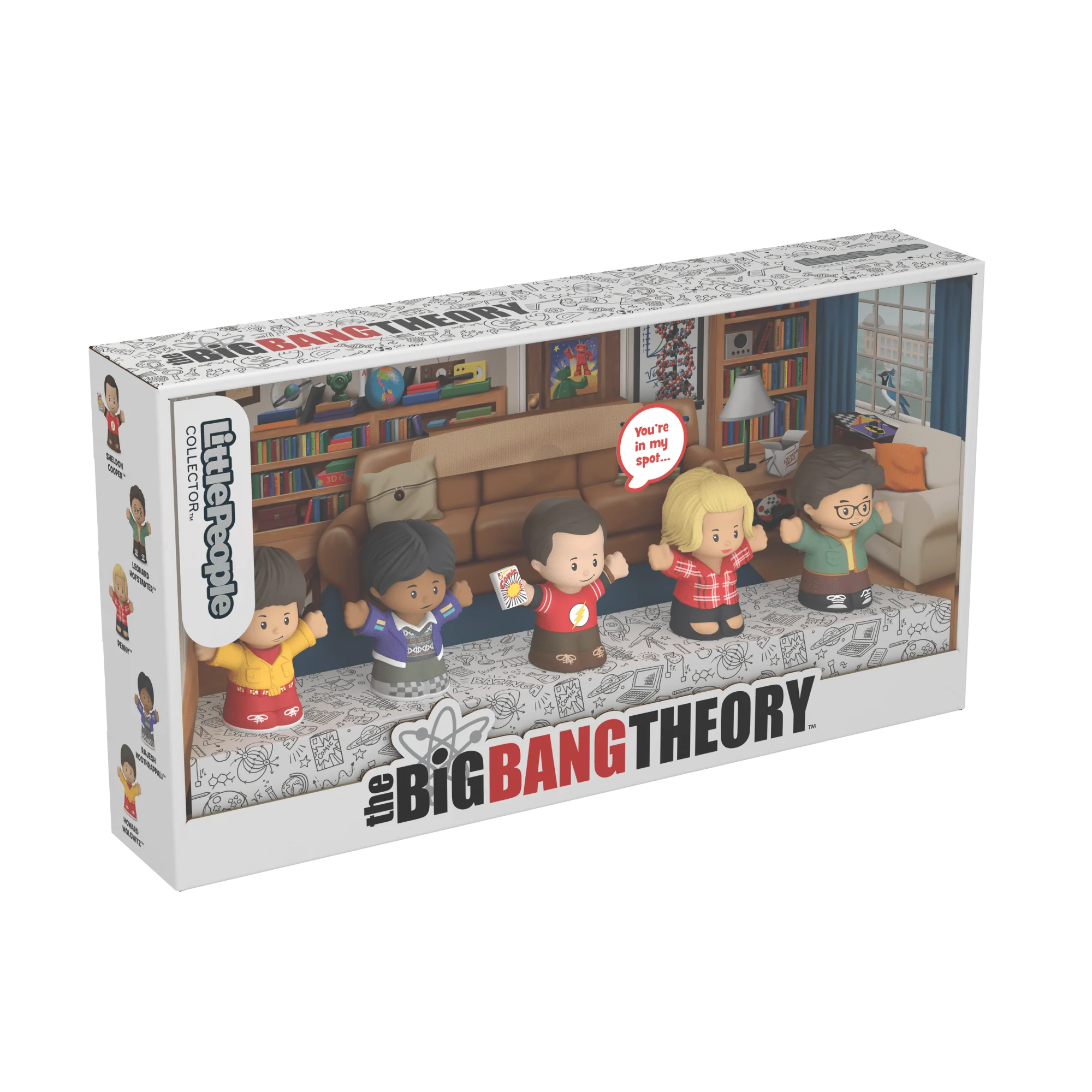 Mattel Creations Little People Collector The Big Bang Theory TV Show Special Edition Set
