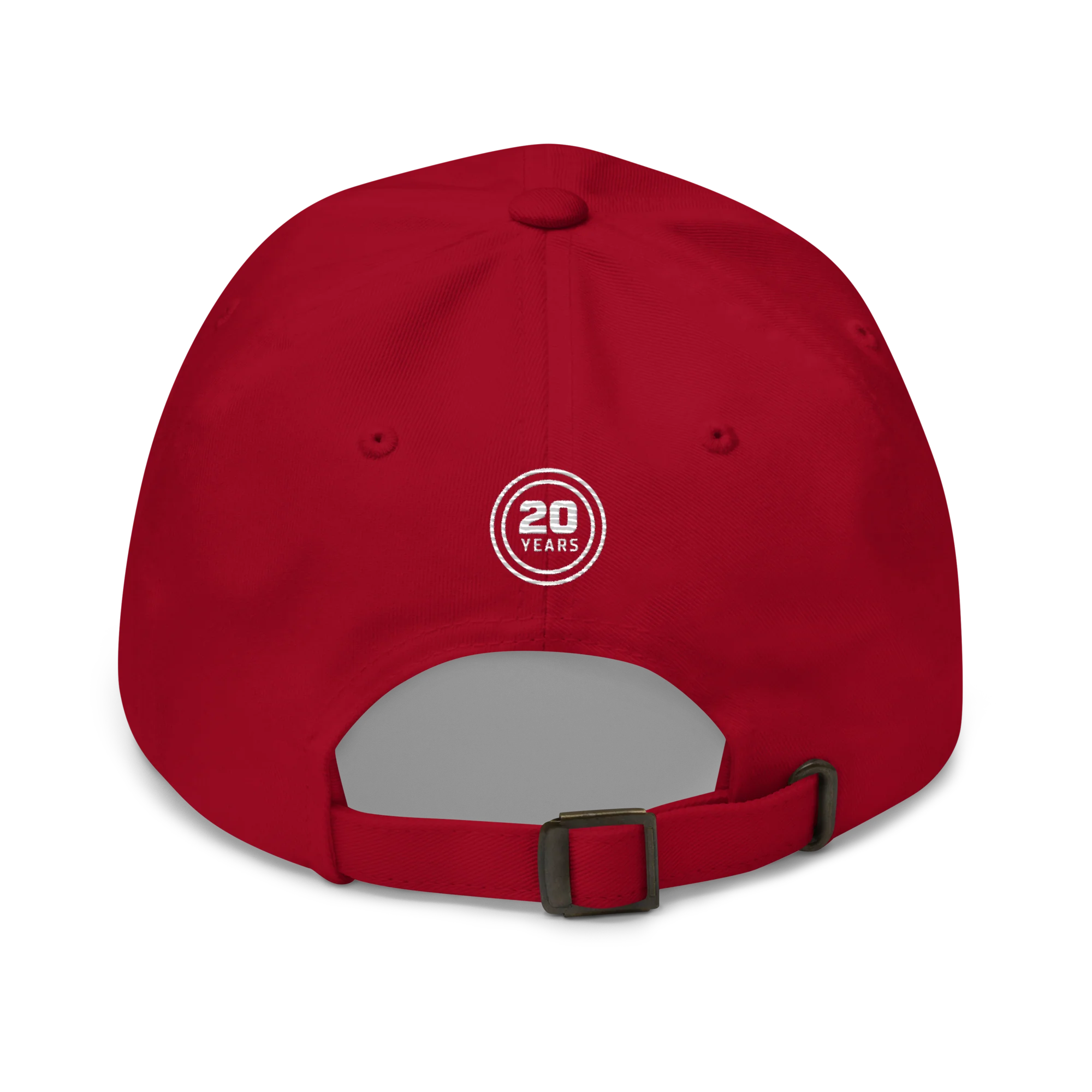 Mattel Creations Hot Wheels® Red Line Club® 20th Anniversary Retro Logo Hat - Red