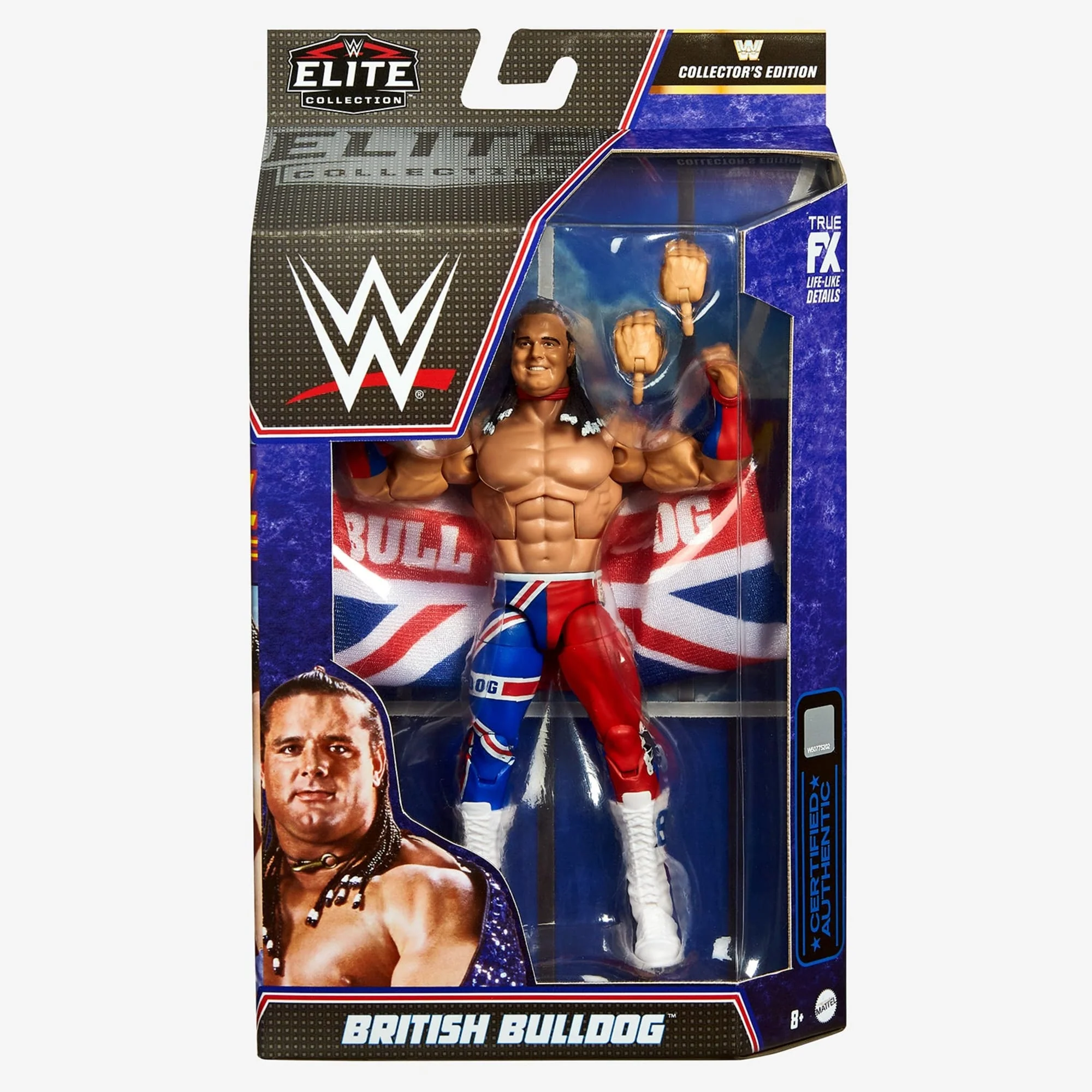 Mattel Creations WWE British Bulldog™ Elite Collection Action Figure