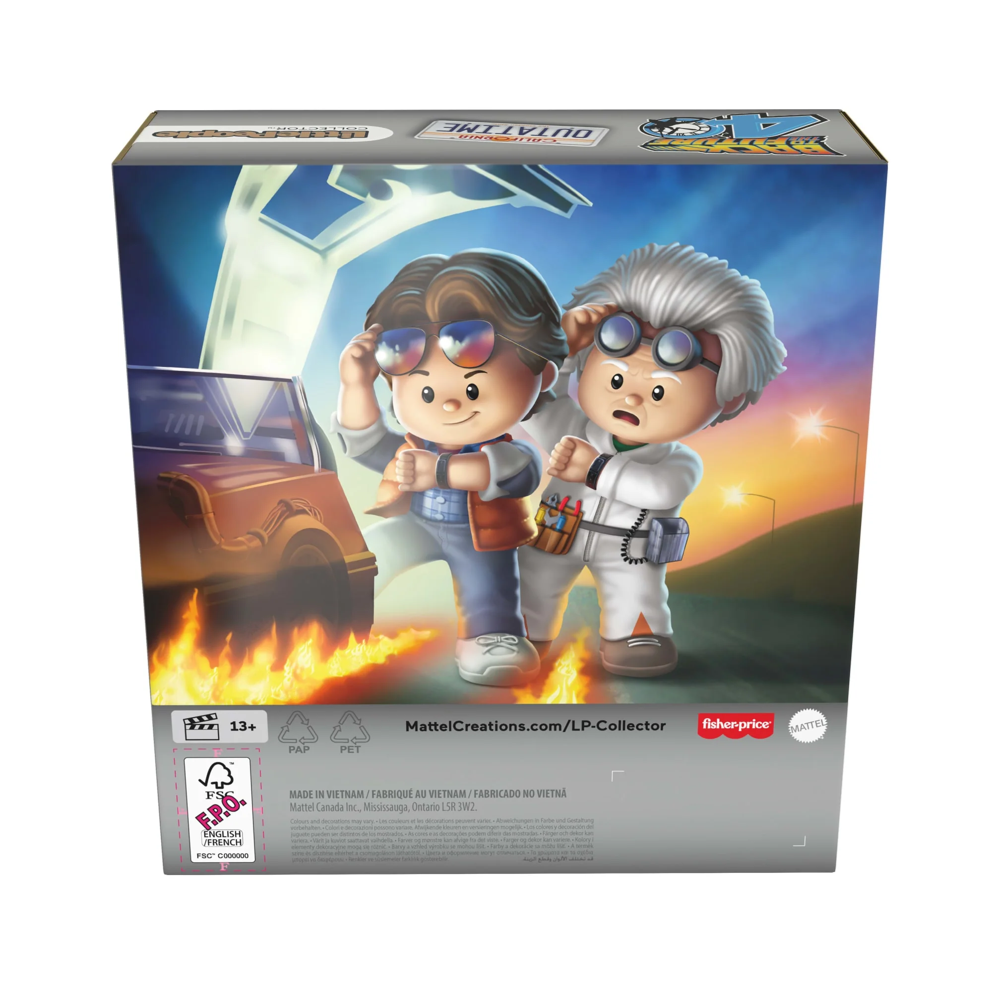 Mattel Creations Little People Collector Back to the Future Special Edition Set