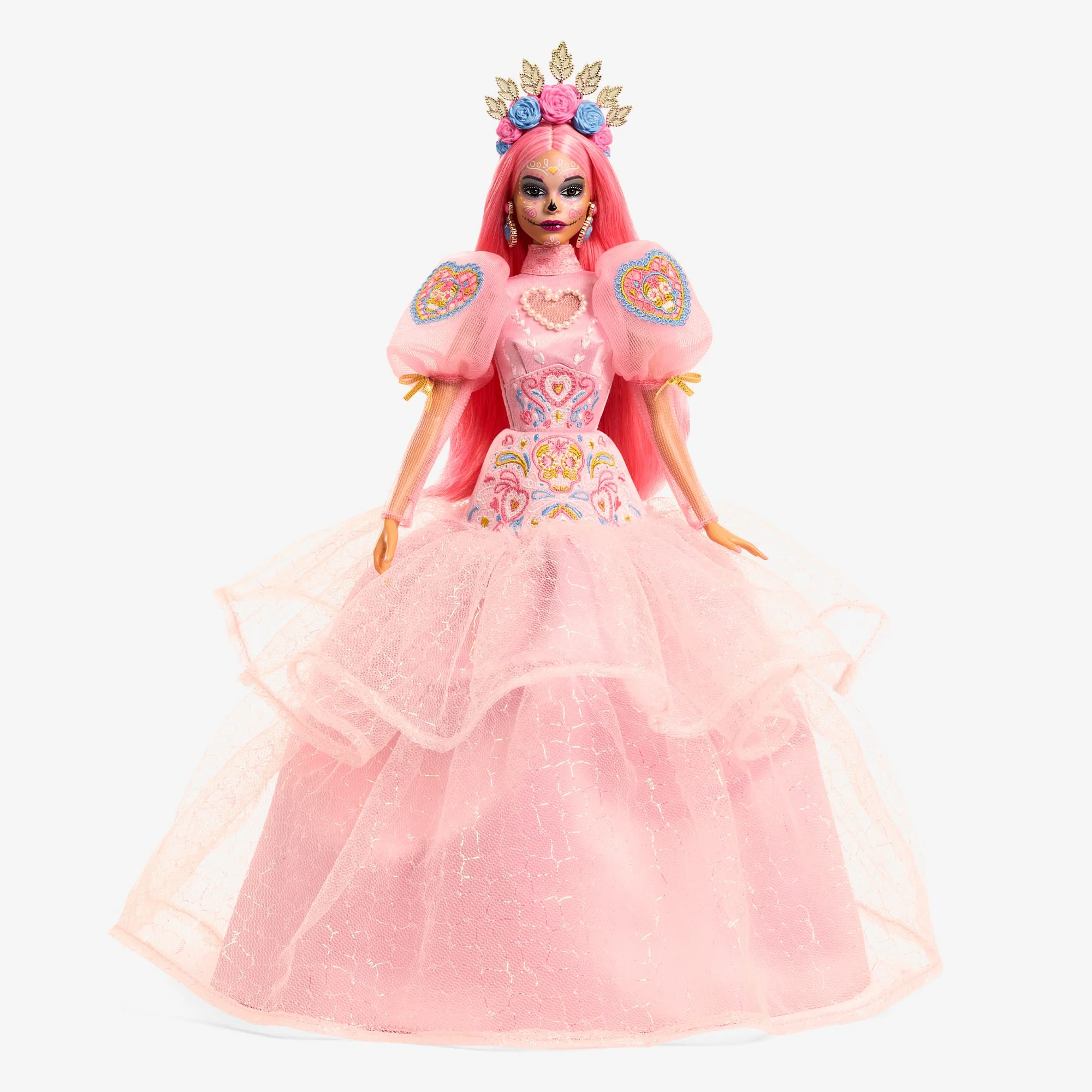 Mattel Creations 2023 Día De Muertos Barbie x Pink Magnolia Doll