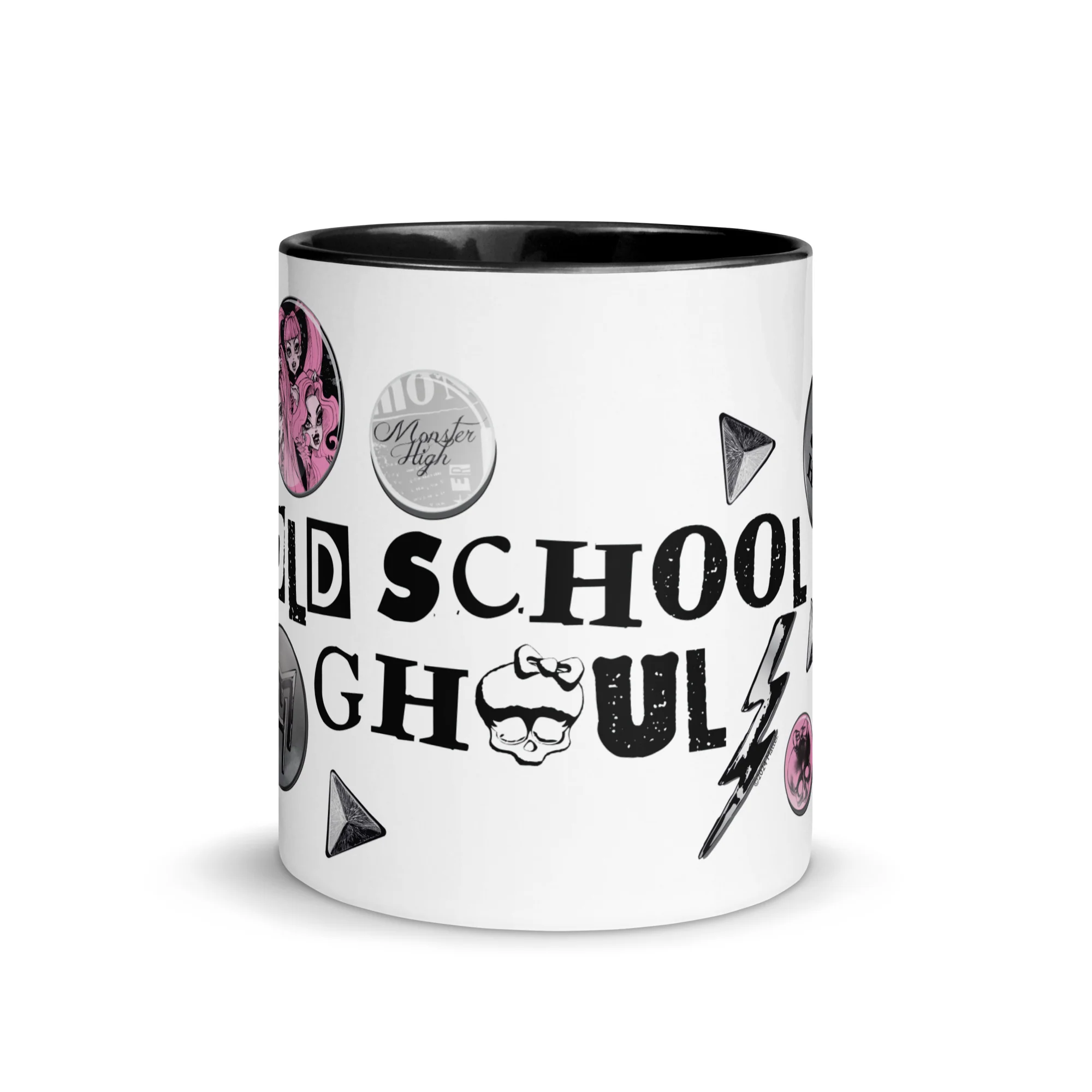 Mattel Creations Monster High Old School Ghoul White Mug