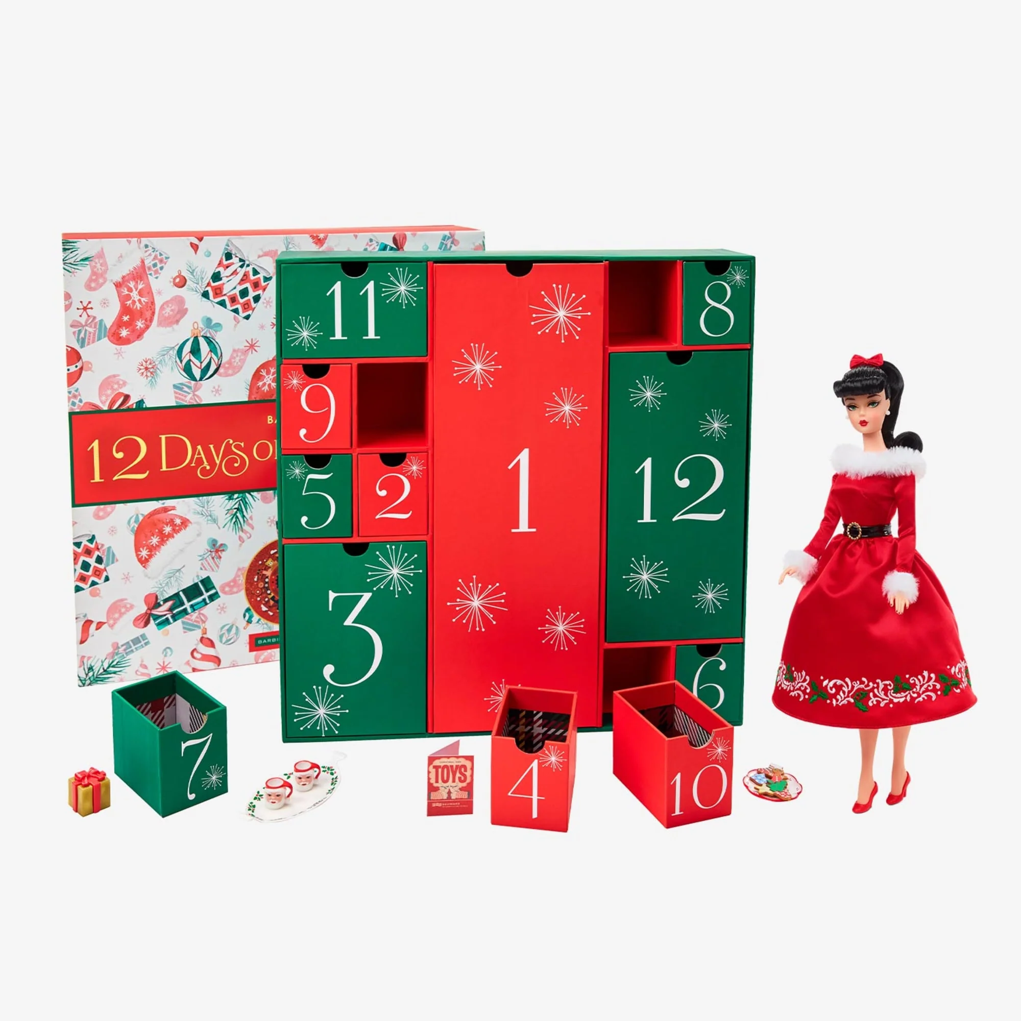Mattel Creations Barbie 12 Days of Christmas Doll and Accessories