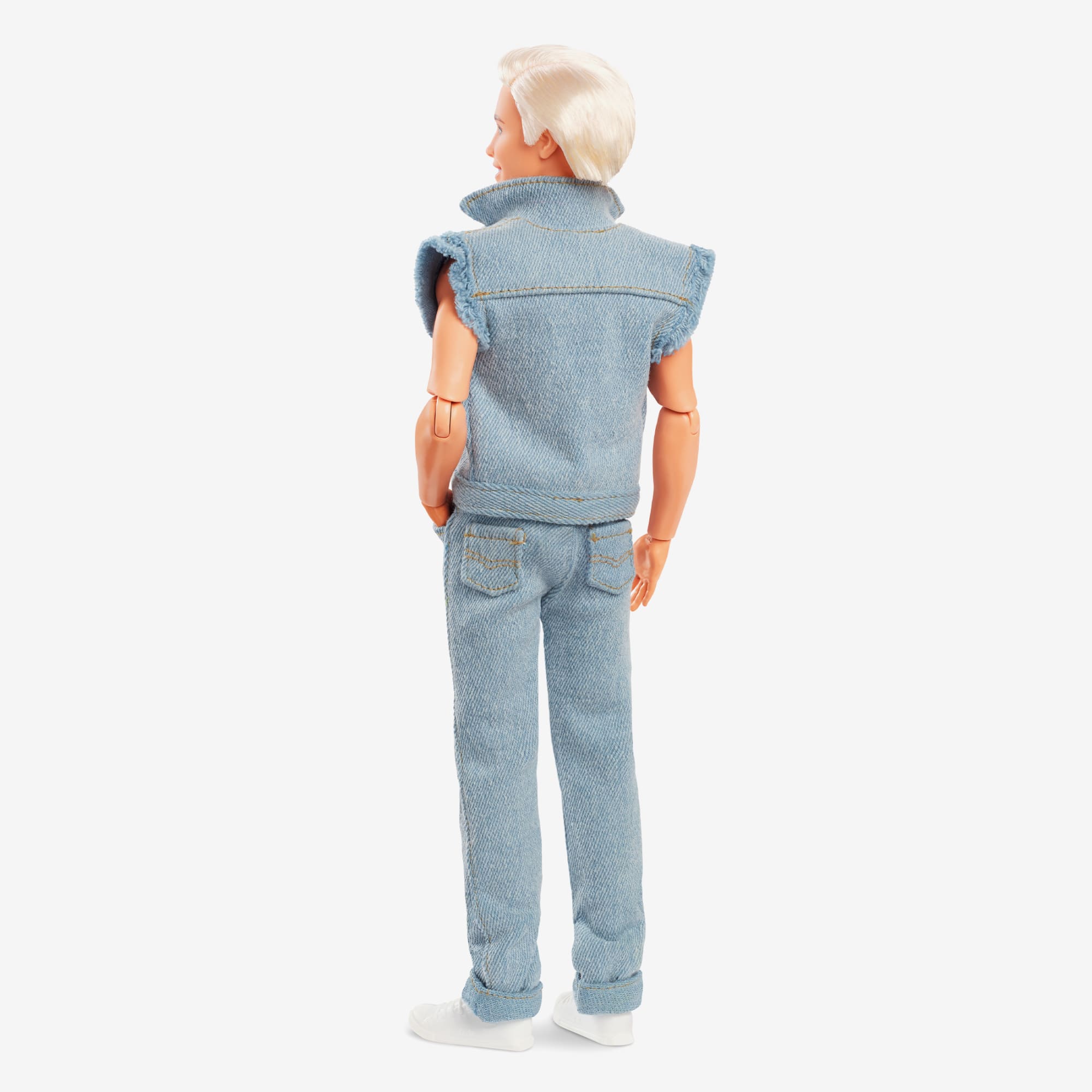 Mattel Creations Ken Doll Wearing Denim Matching Set – Barbie The Movie