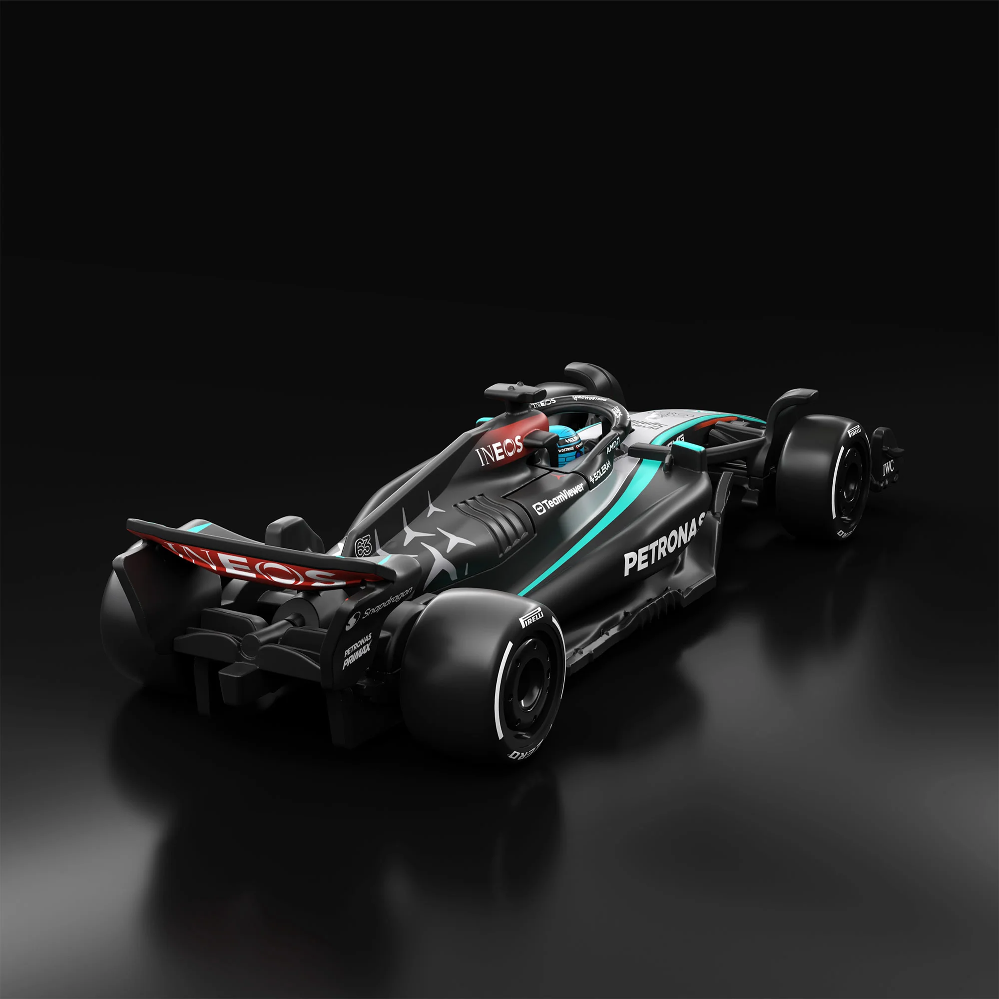 Mattel Creations Hot Wheels F1 Series: Mercedes-AMG PETRONAS Formula One Team W15 Car #63