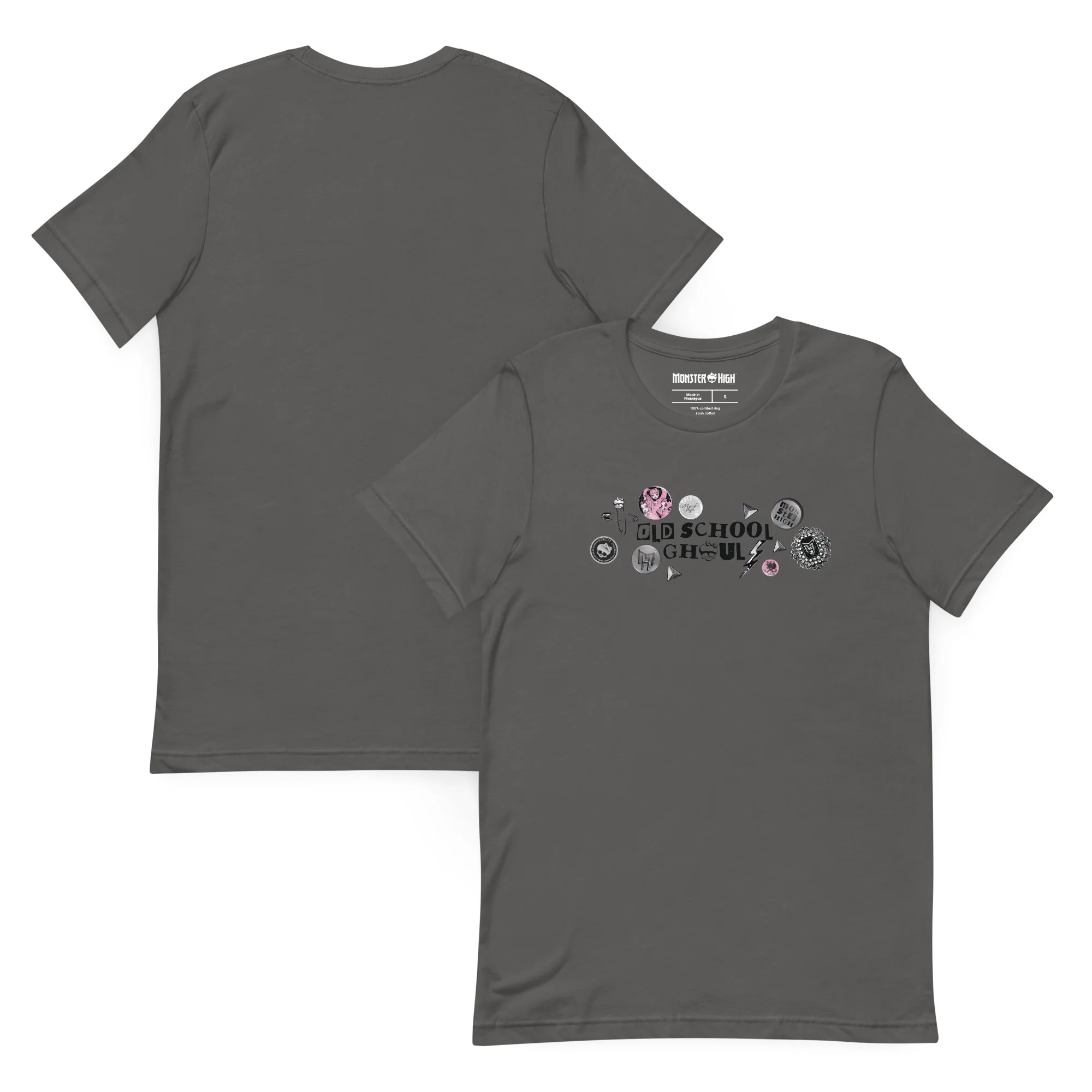 Mattel Creations Monster High Old School Ghoul Grey T-Shirt