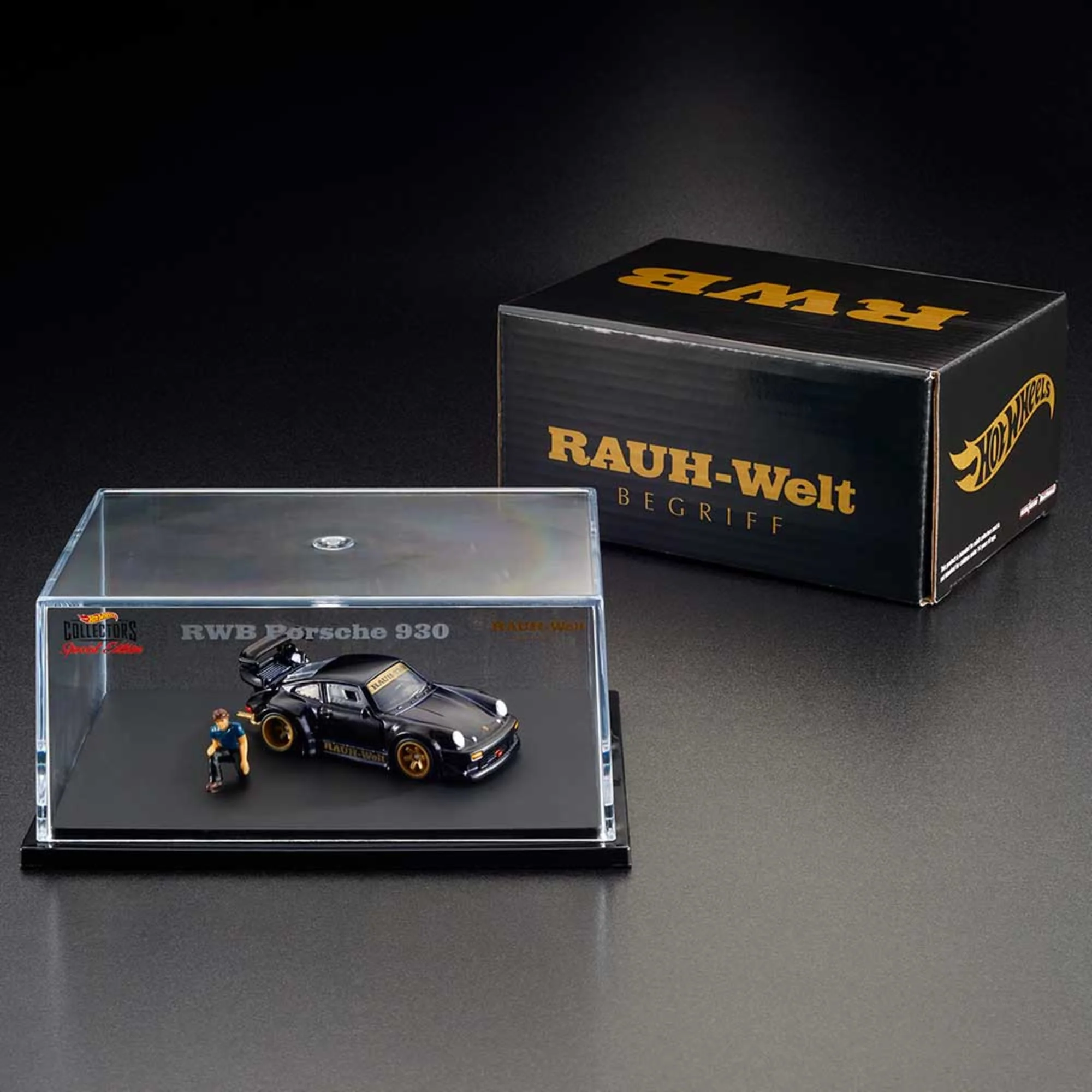Mattel Creations RLC Exclusive RWB Porsche 930 w/ Akira Nakai Figurine