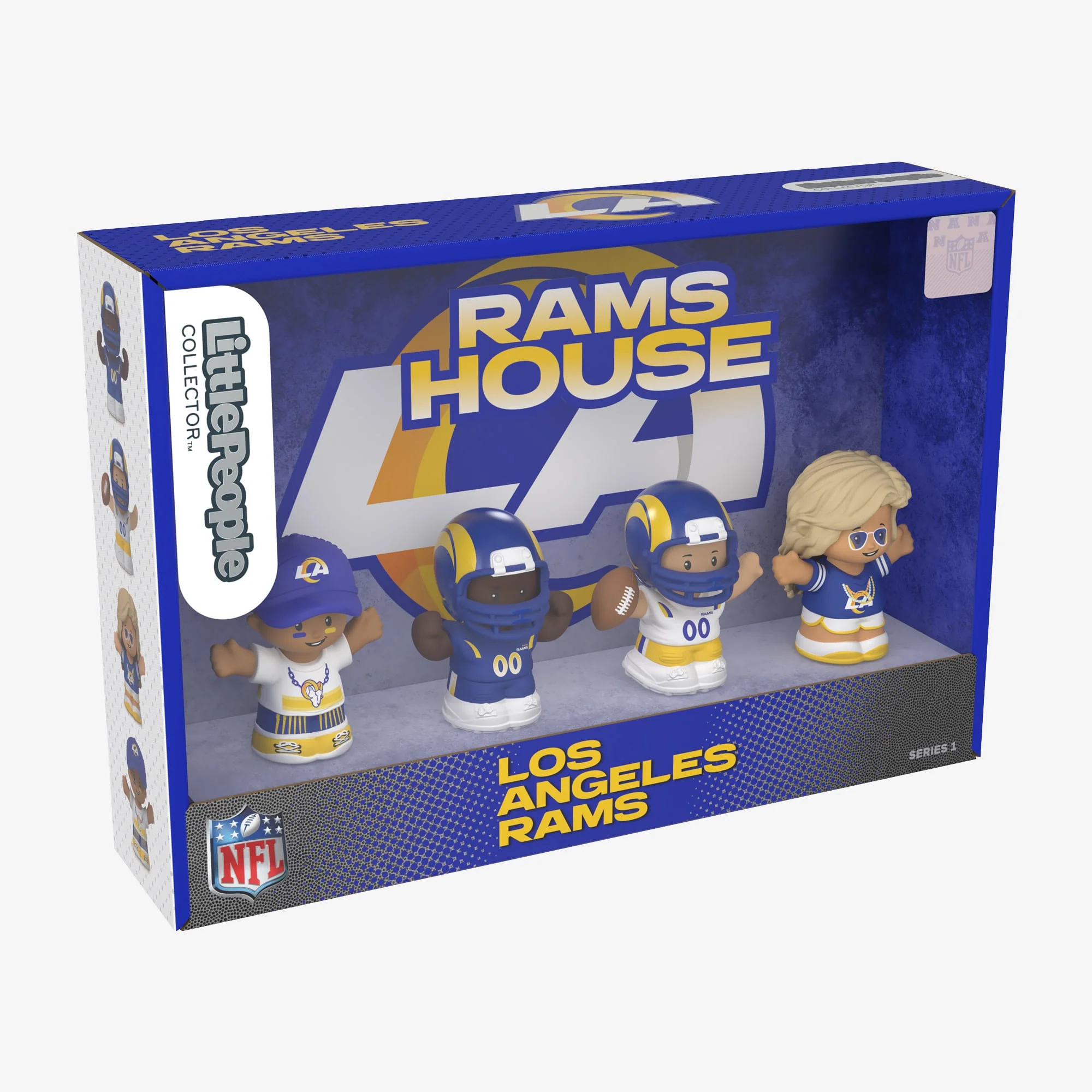 Mattel Creations Little People Collector x NFL Los Angeles Rams Set