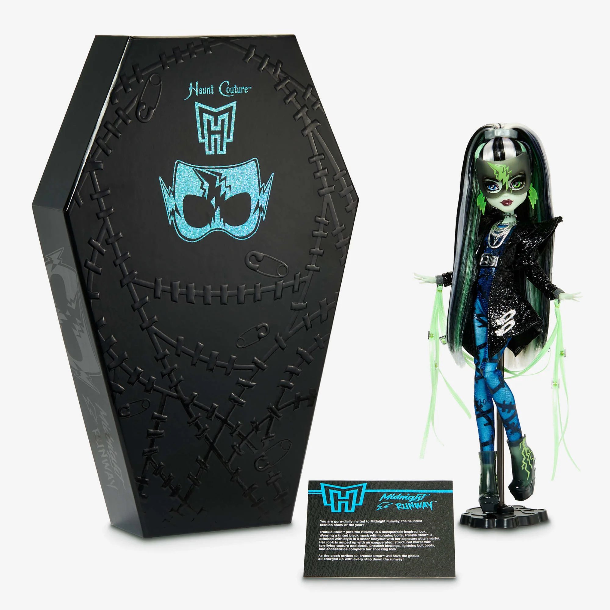 Mattel Creations Monster High Haunt Couture Midnight Runway Frankie Stein Doll