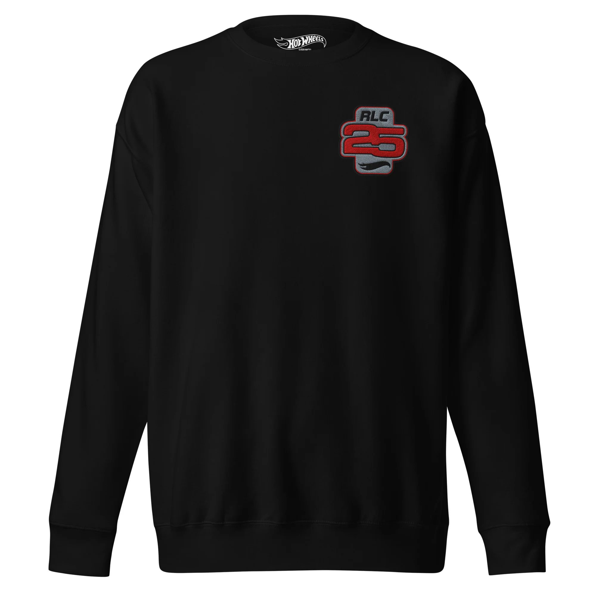 Mattel Creations Hot Wheels 2025 RLC Membership Embroidered Black Sweatshirt