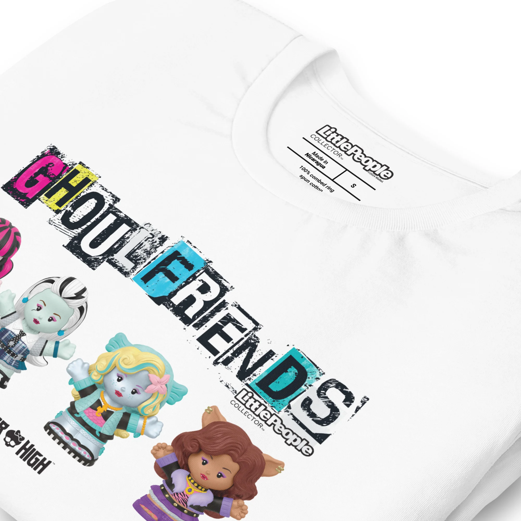 Mattel Creations Little People Collector Monster High White T-Shirt