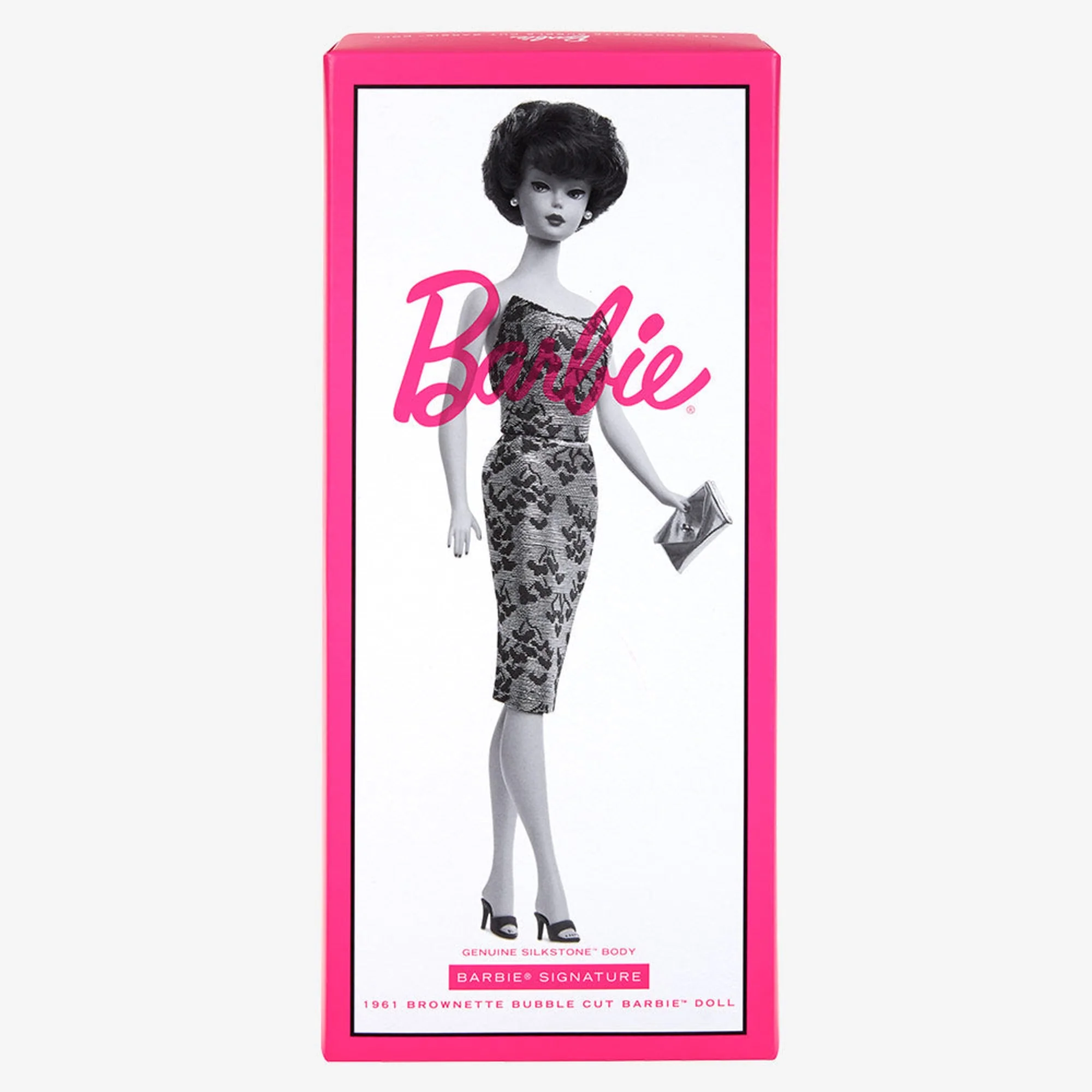 Mattel Creations 1961 Brownette Bubble Cut Barbie Doll Reproduction
