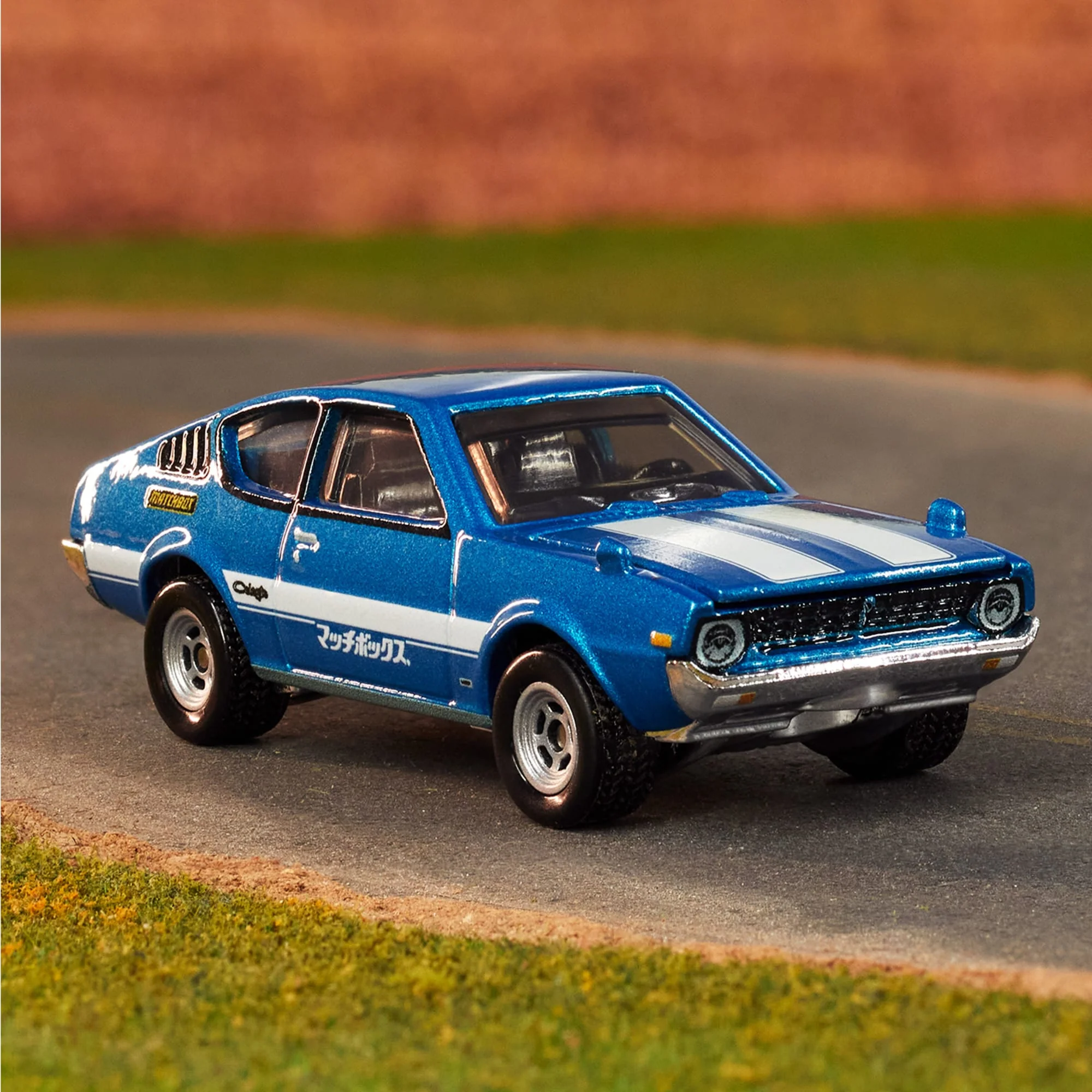 Mattel Creations Matchbox 1975 Mitsubishi Lancer Celeste