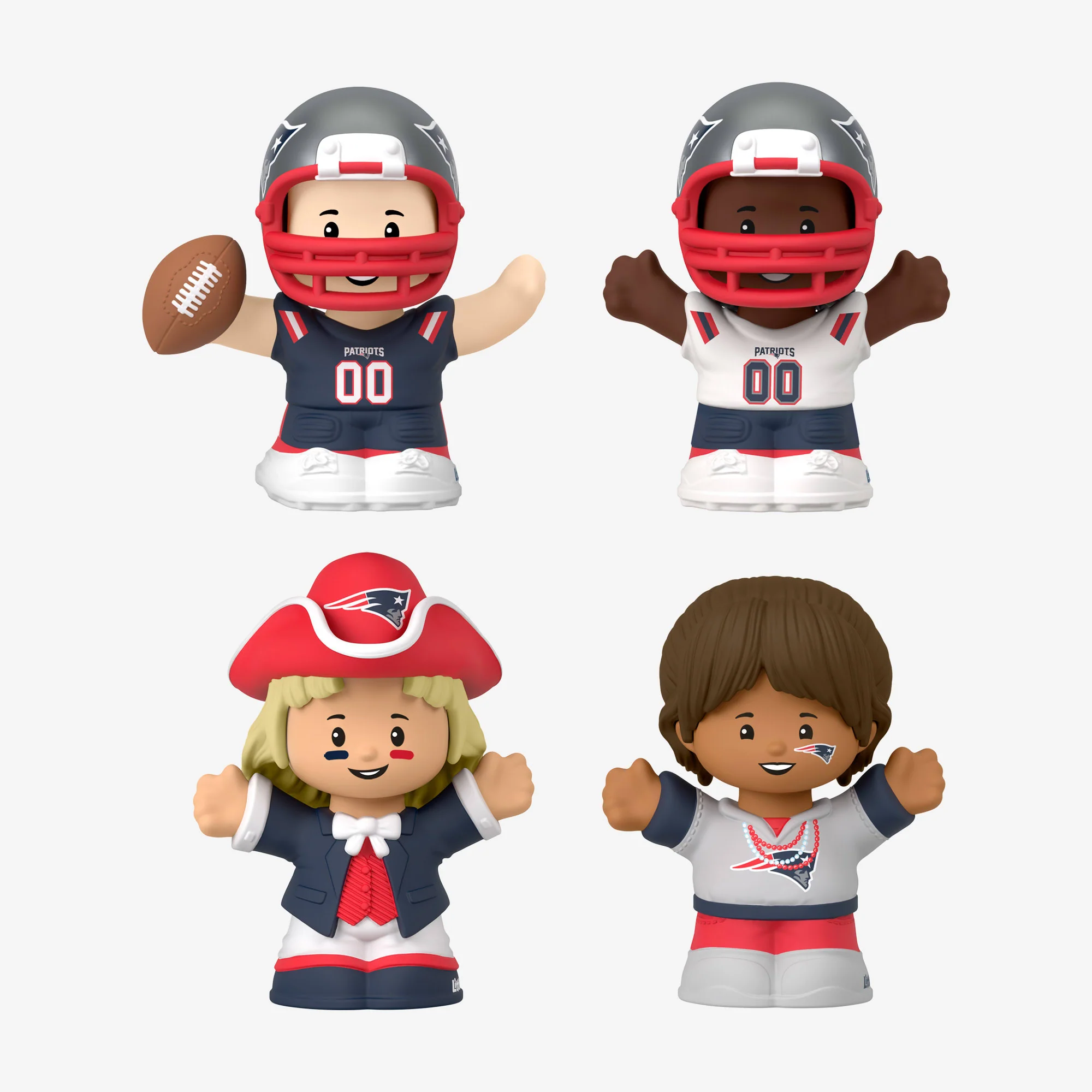 Mattel Creations Little People Collector x NFL New England Patriots Set