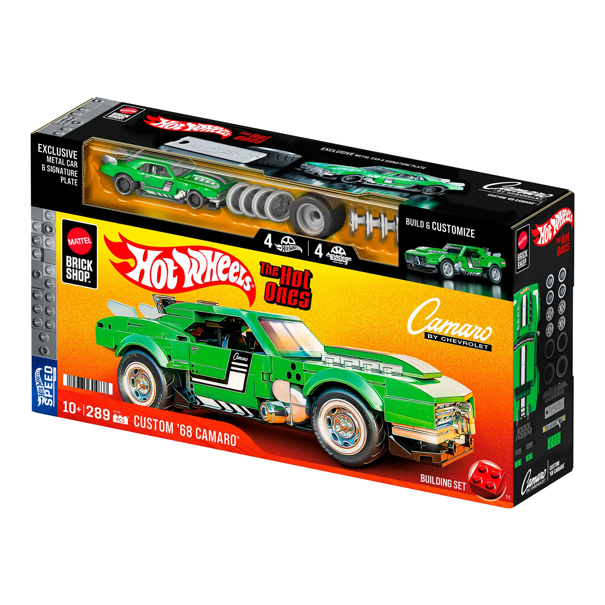 Mattel Creations Mattel Brick Shop Hot Wheels Custom '68 Camaro Building Set