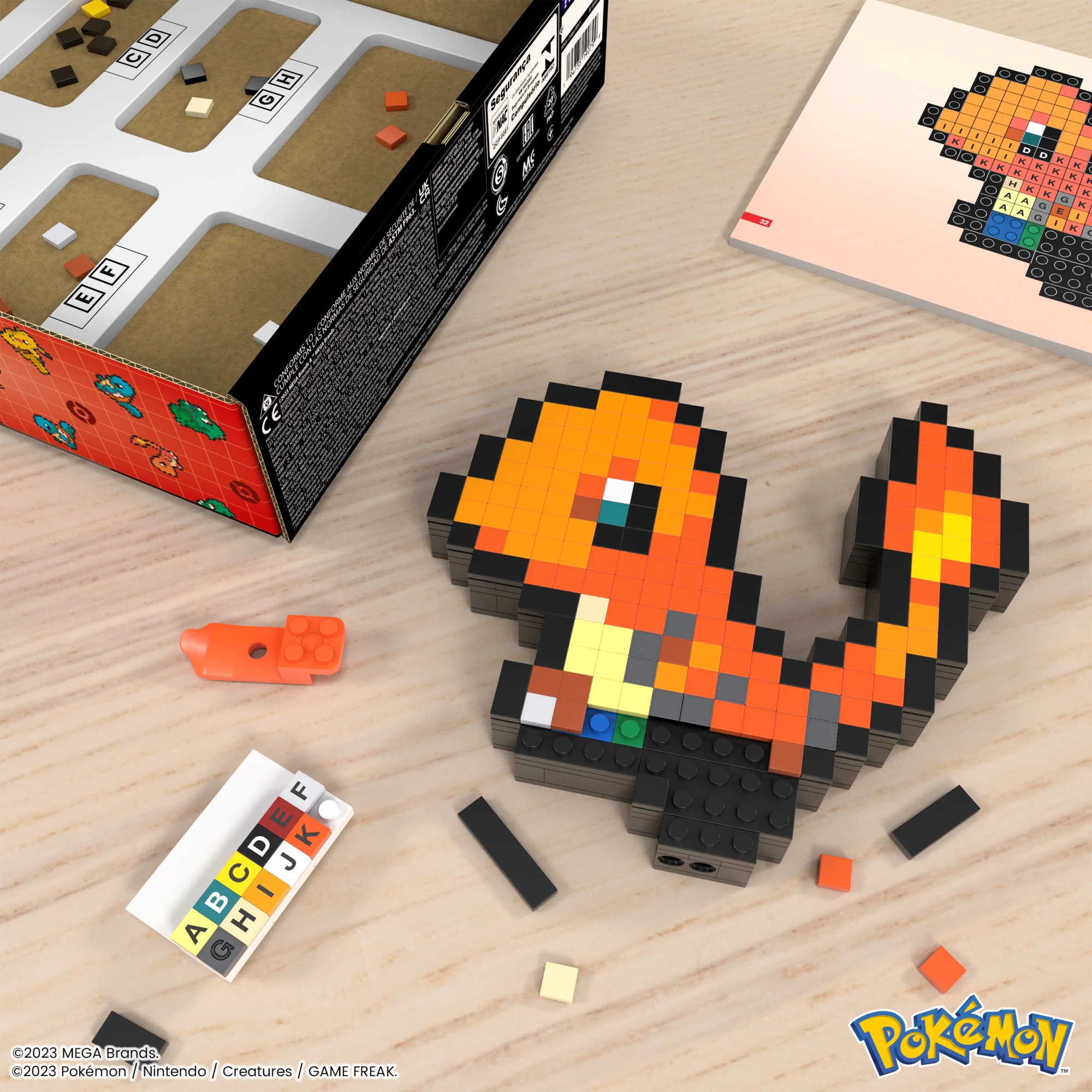 Mattel Creations Pokémon Charmander Building Set by MEGA