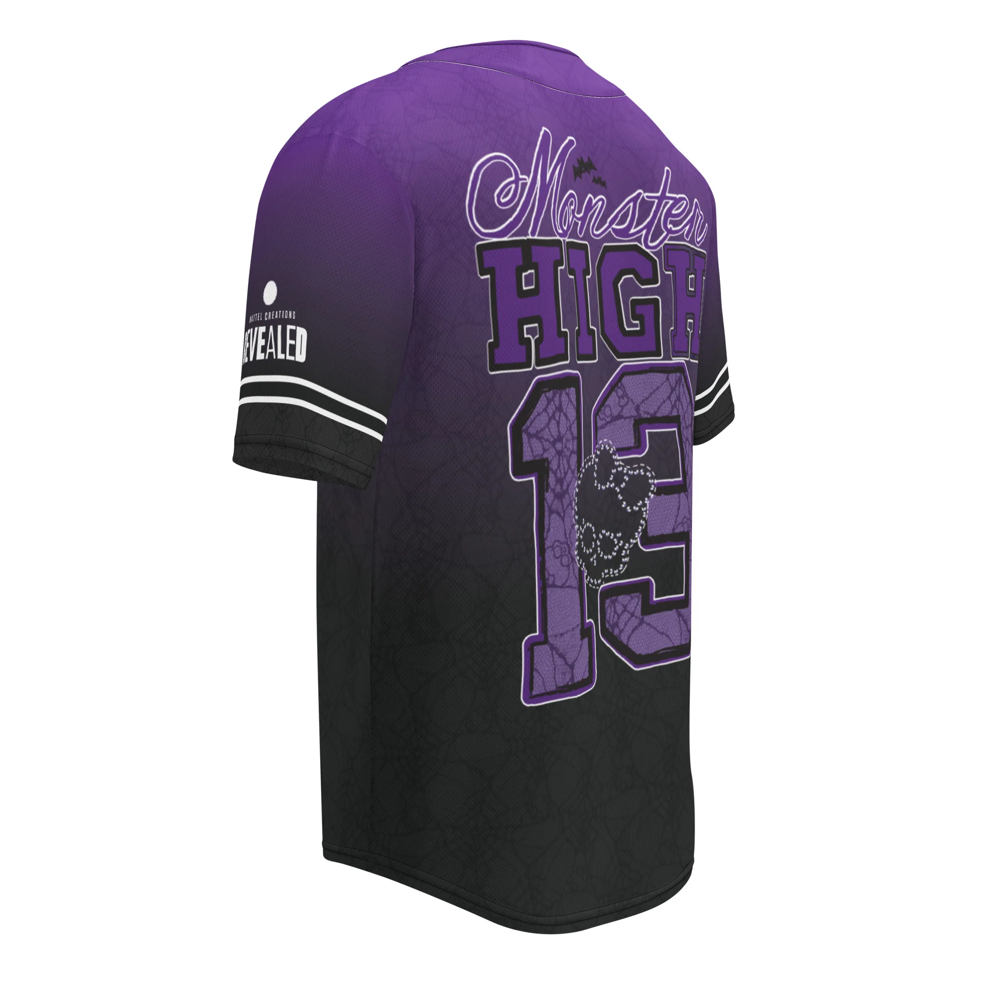 Mattel Creations Monster High Ghoul Squad Multi Baseball Jersey
