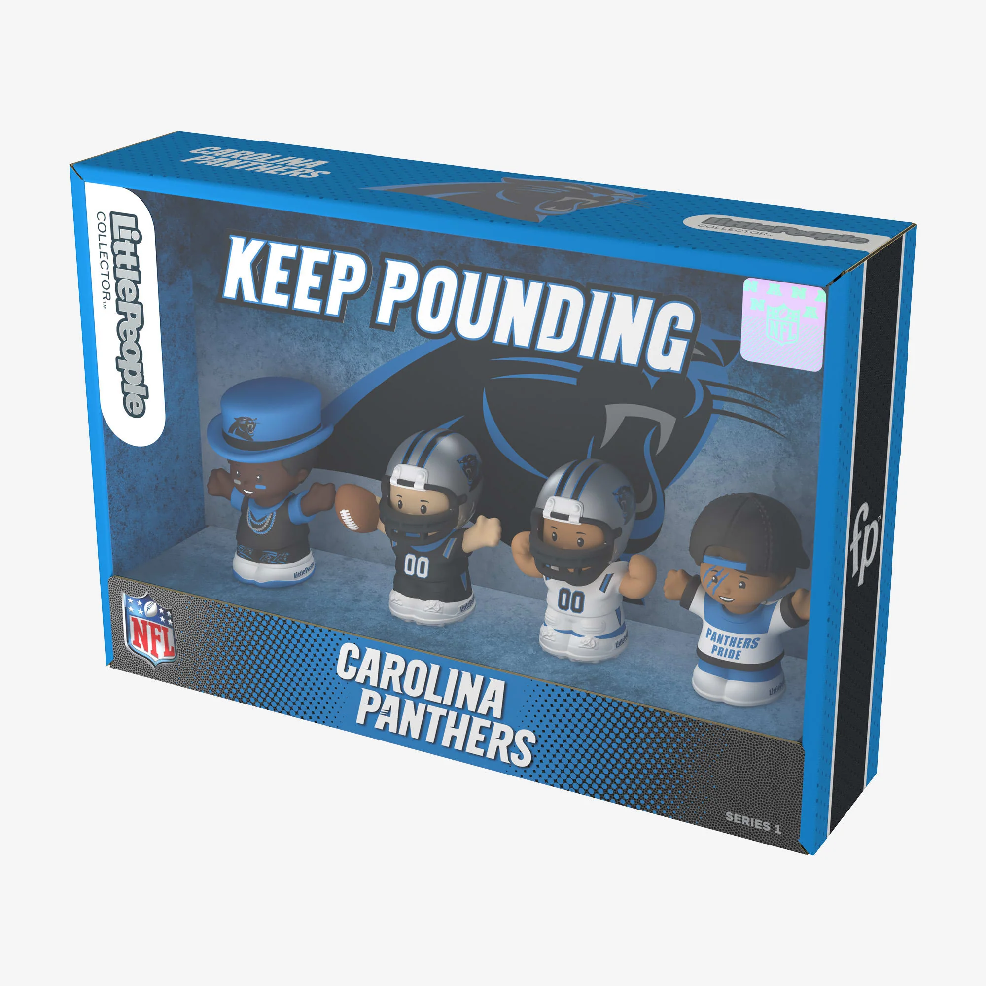 Mattel Creations Little People Collector x NFL Carolina Panthers Set