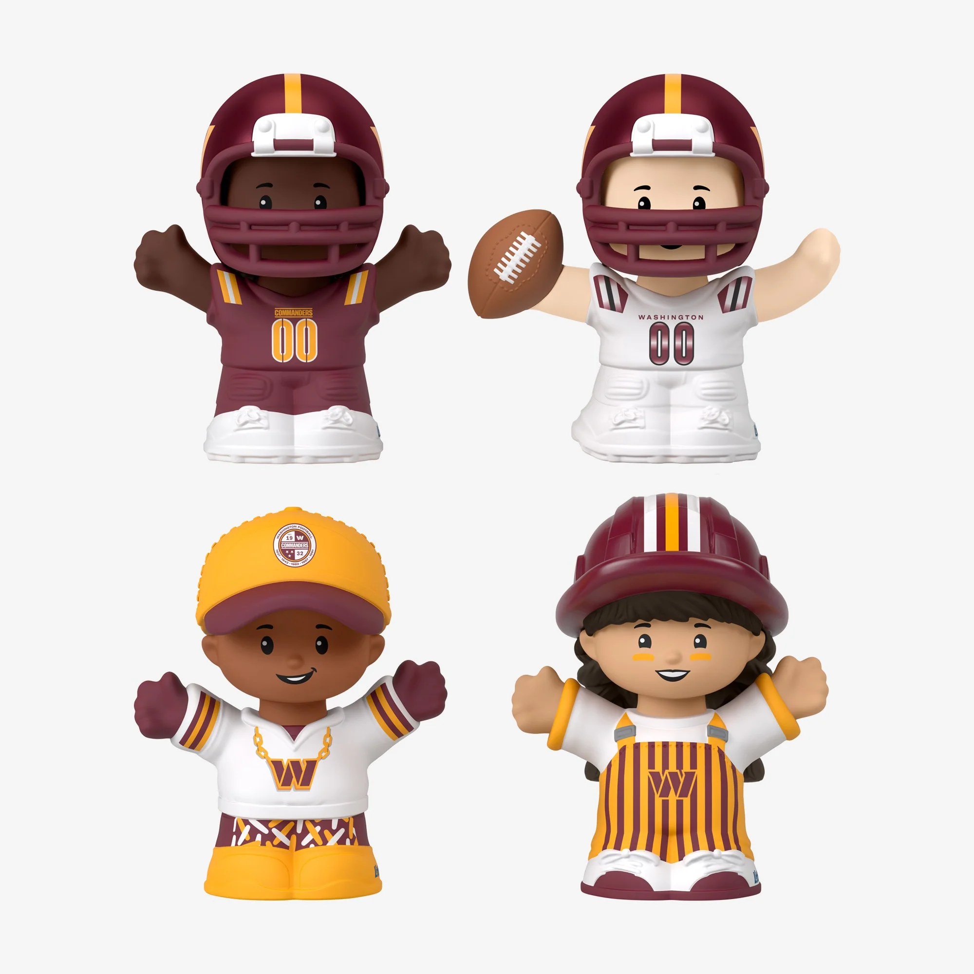 Mattel Creations Little People Collector x NFL Washington Commanders Set