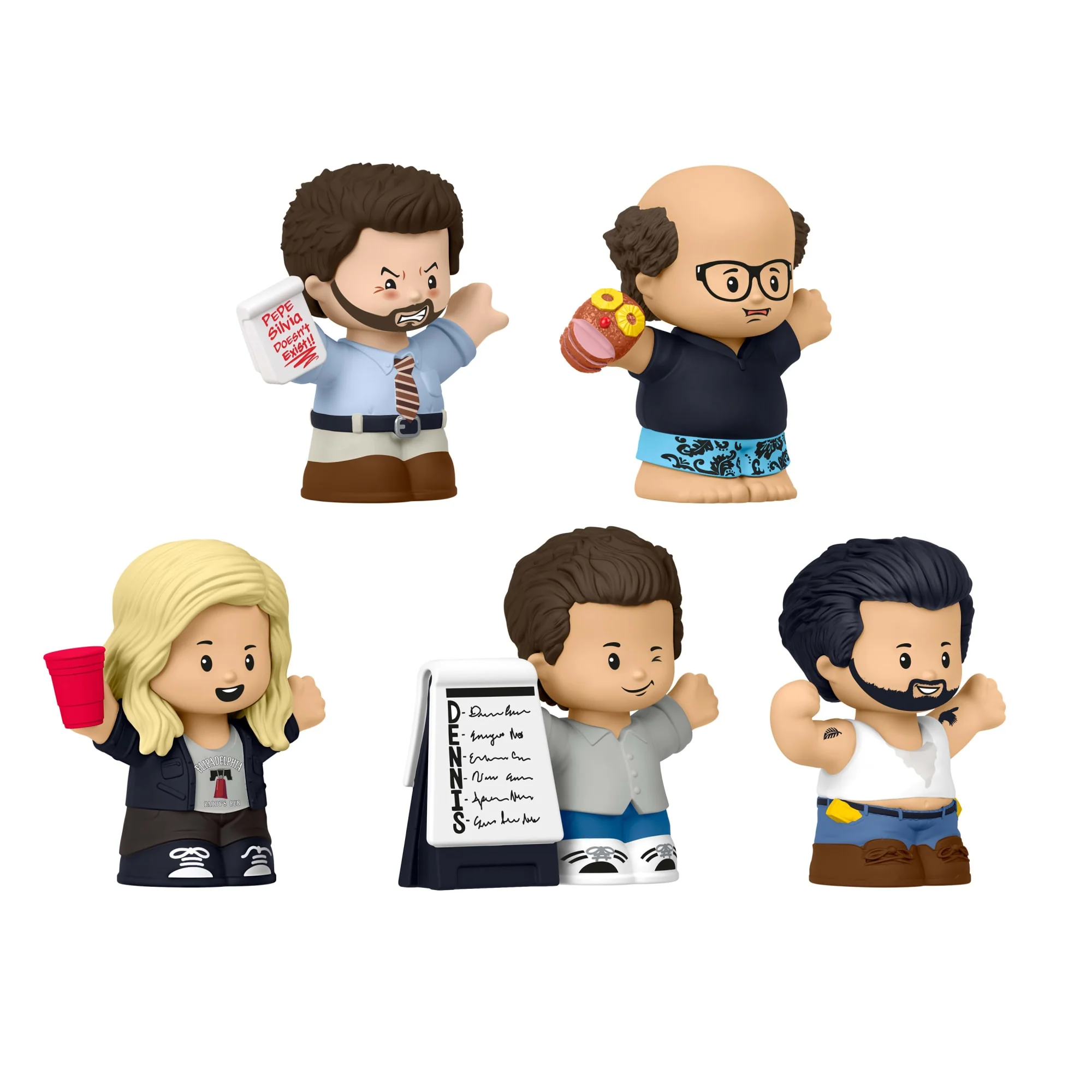 Mattel Creations Little People Collector It's Always Sunny in Philadelphia Special Edition Figure Set