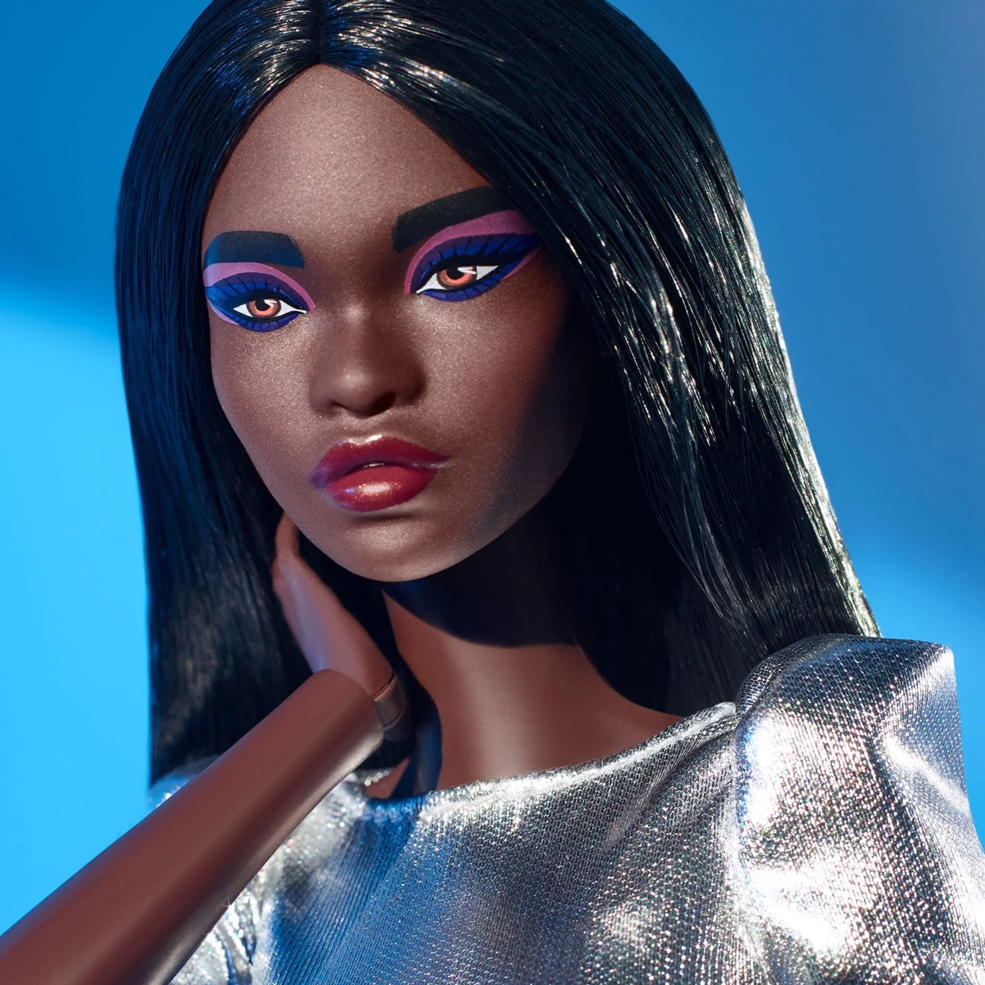 Mattel Creations Barbie Signature Barbie Looks Doll (Tall, Dark Brown)